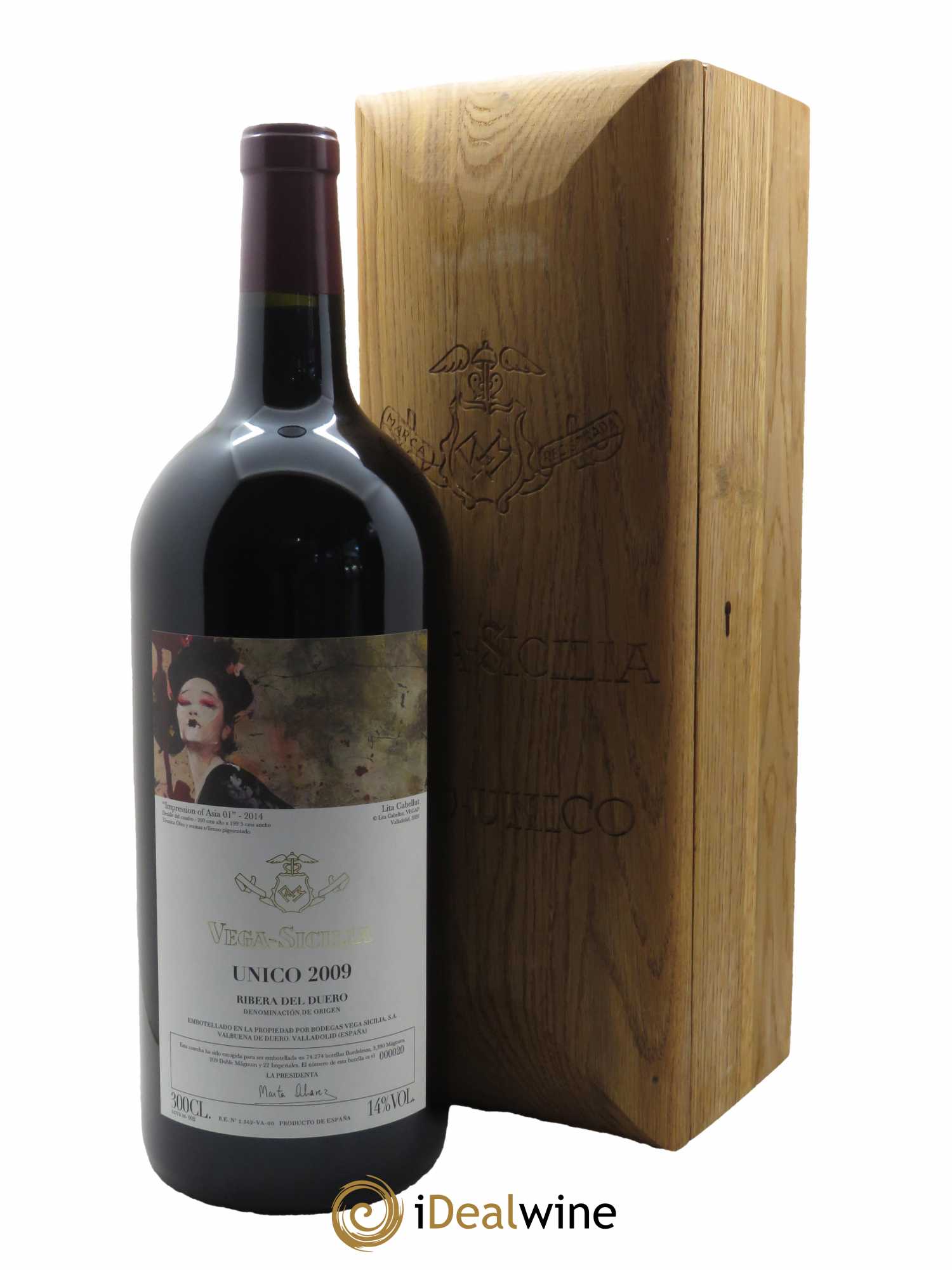 Ribera Del Duero DO Vega Sicilia Unico Famille Alvarez  2009 - Lot of 1 double magnum - 0