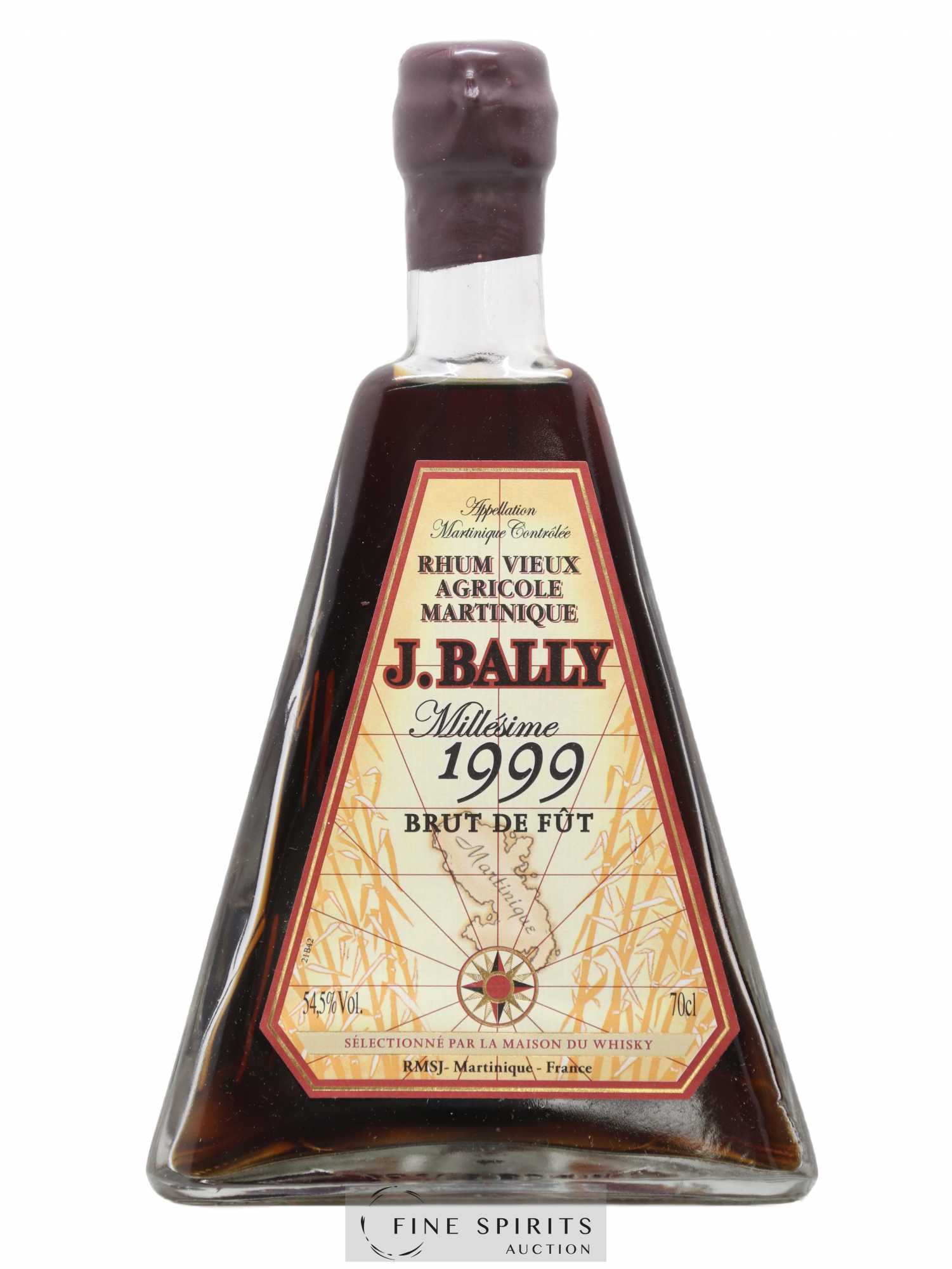 J. Bally 1999 Of. Brut de Fût LMDW - Lot de 1 bouteille - 1