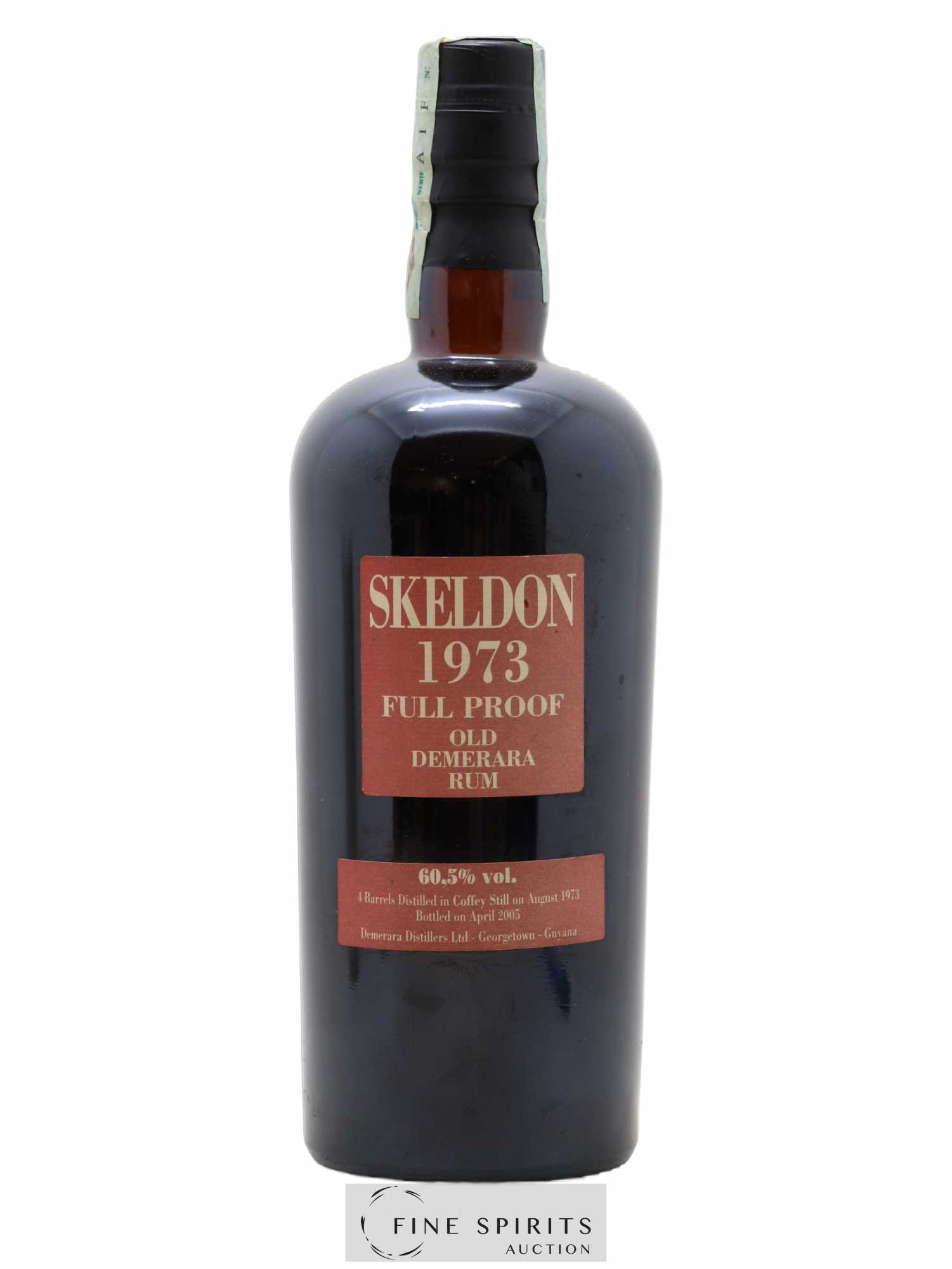 Skeldon 32 years 1973 Velier Full Proof Barrels SWR - One of 544 - bottled in 2005 - Lot de 1 bouteille - 0