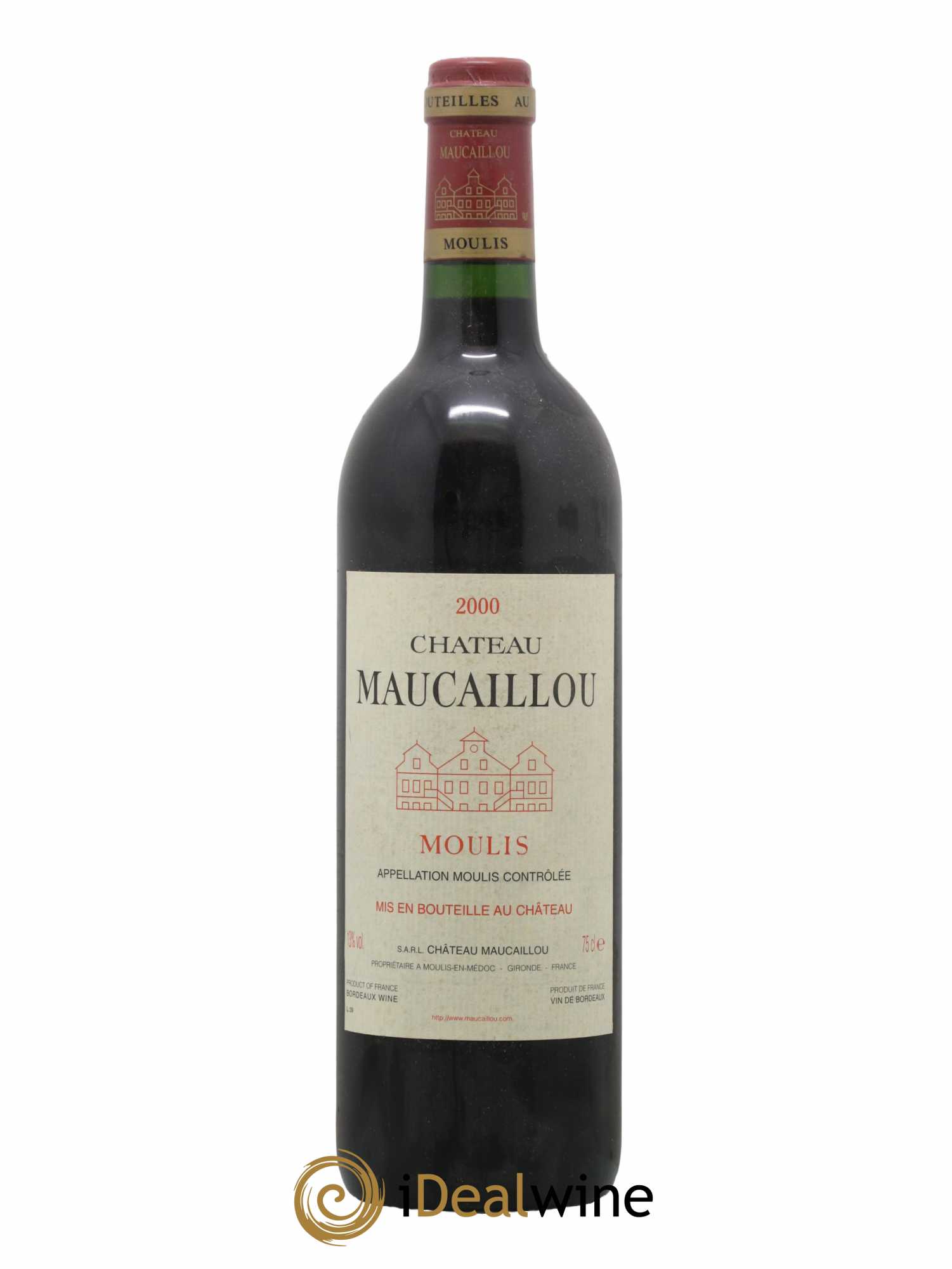 Château Maucaillou 2000 - Lot de 1 bouteille - 0