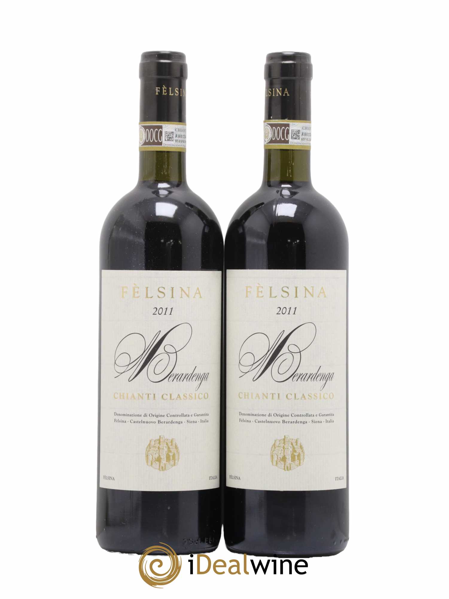 Chianti Classico DOCG Berardenga 2011 - Lot of 2 bottles - 0