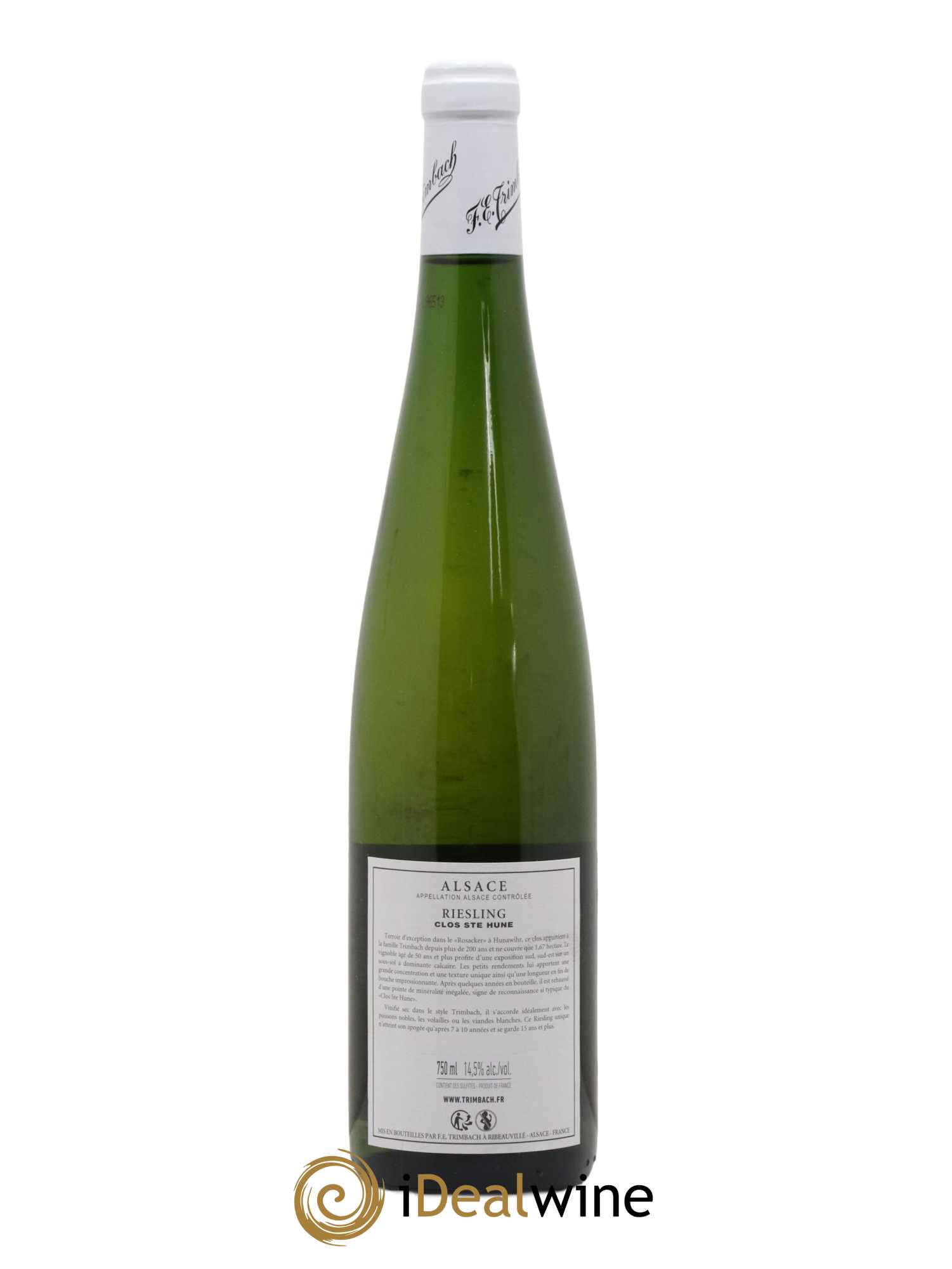 Alsace Riesling Clos Sainte-Hune Trimbach (Domaine) 2015 - Lot of 1 bottle - 1