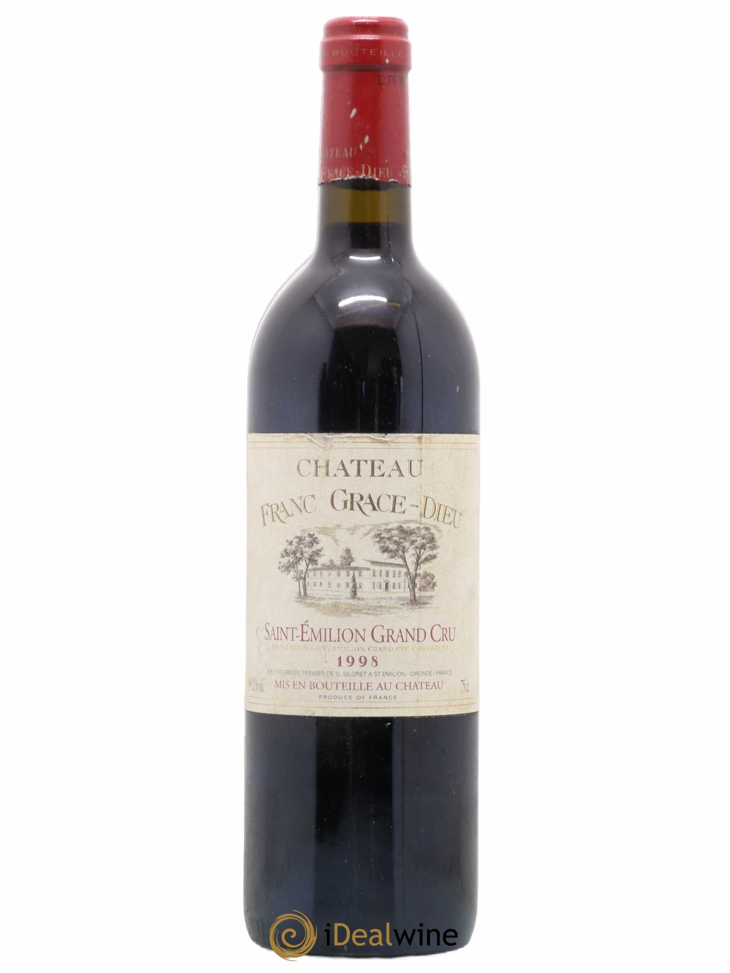 Saint-Émilion Grand Cru Château Franc Grâce Dieu (sans prix de réserve) 1998 - Lot de 1 bouteille - 0