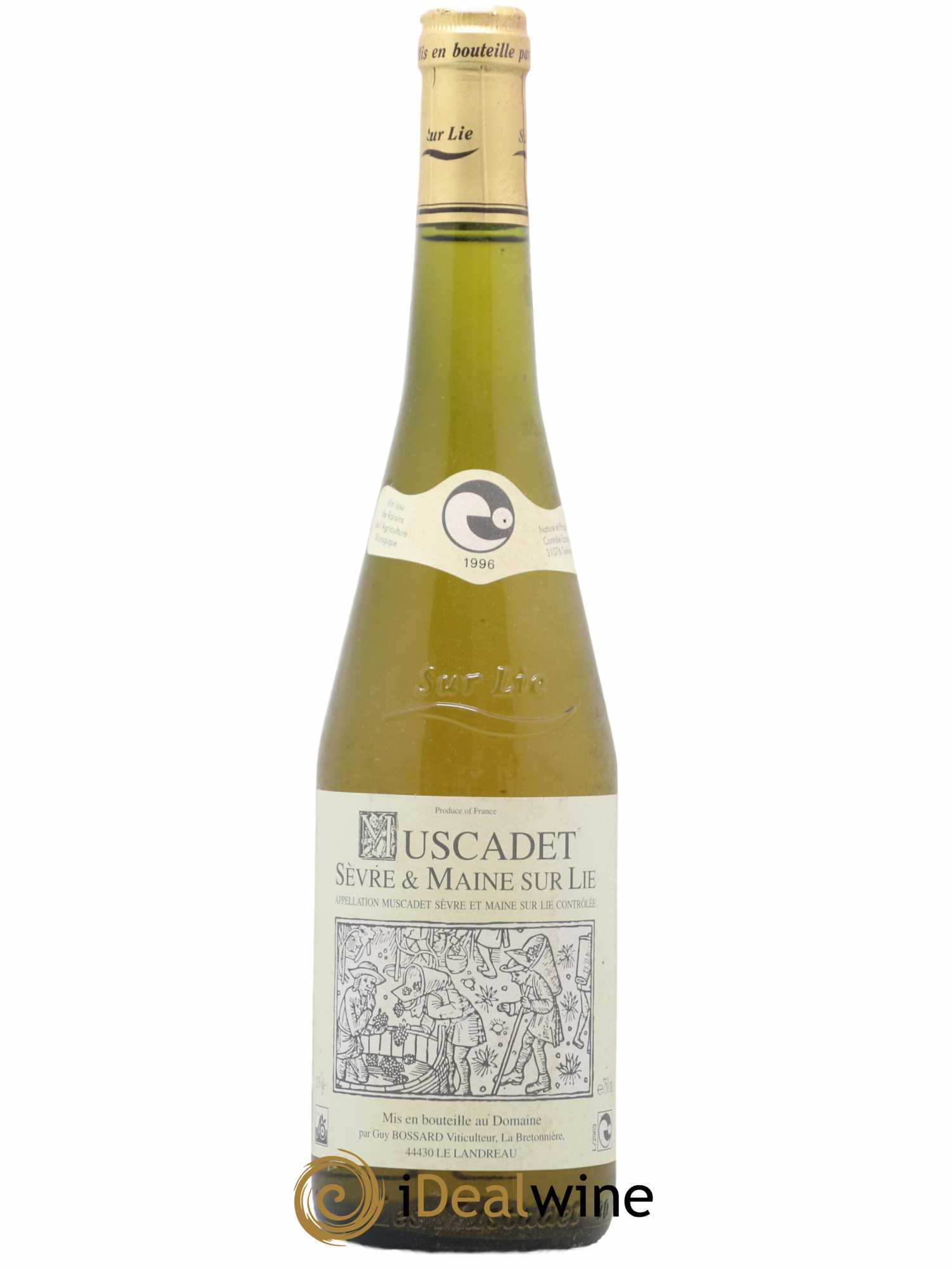 Muscadet La Bretonnière Domaine Guy Bossard 1996 - Lot de 1 bouteille - 0