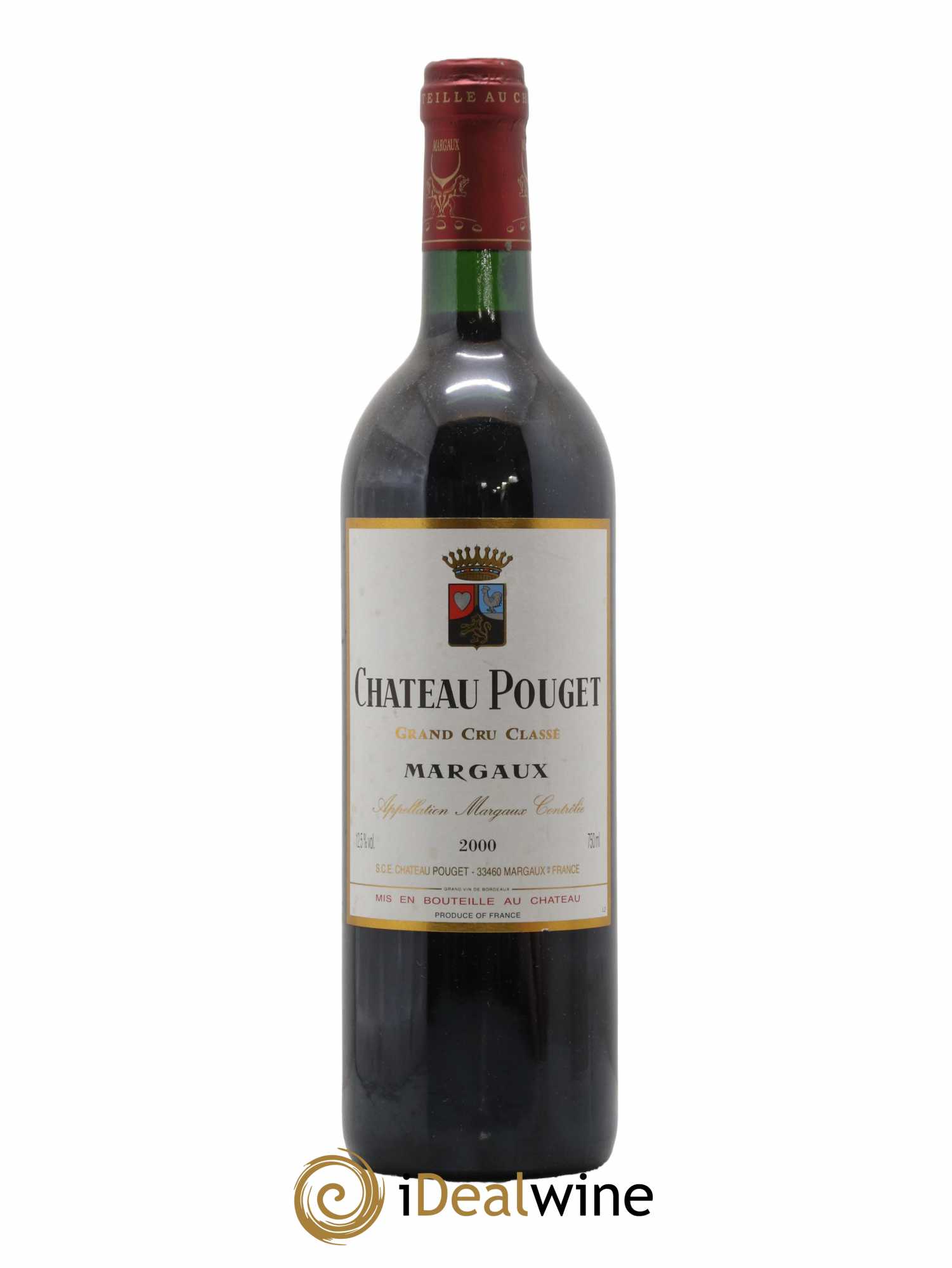 Château Pouget 4ème Grand Cru Classé 2000 - Lot de 1 bouteille - 0