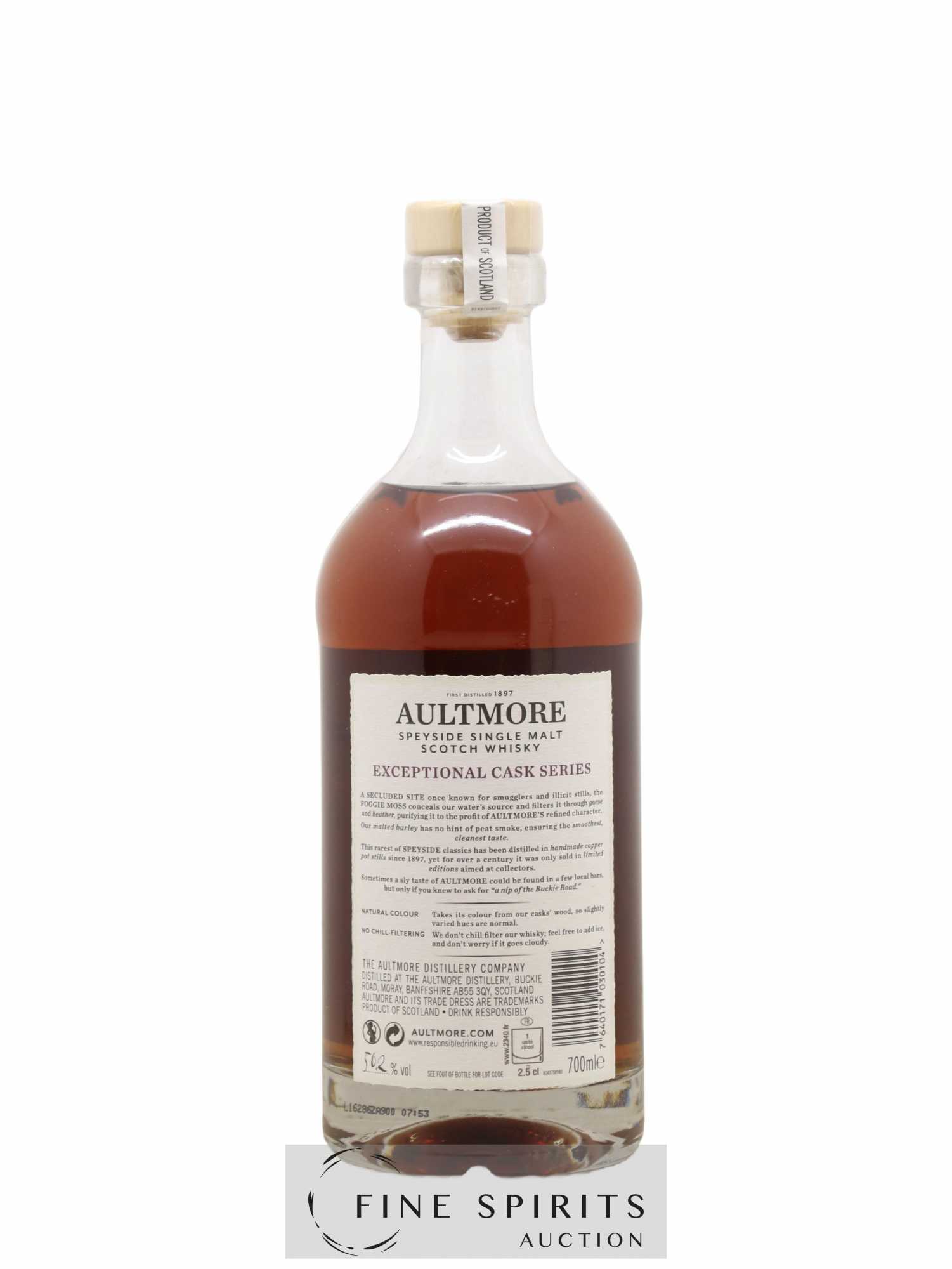 Aultmore 20 years 1996 Of. Exceptionnal Cask Series Cask n°475 & 8 - One of 120 - bottled 2016 Limited Edition - Lot of 1 bottle - 2