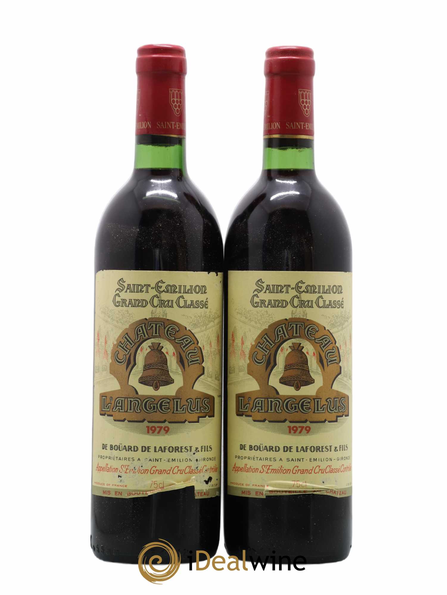 Château Angélus 1er Grand Cru Classé A 1979 - Lot of 2 bottles - 0