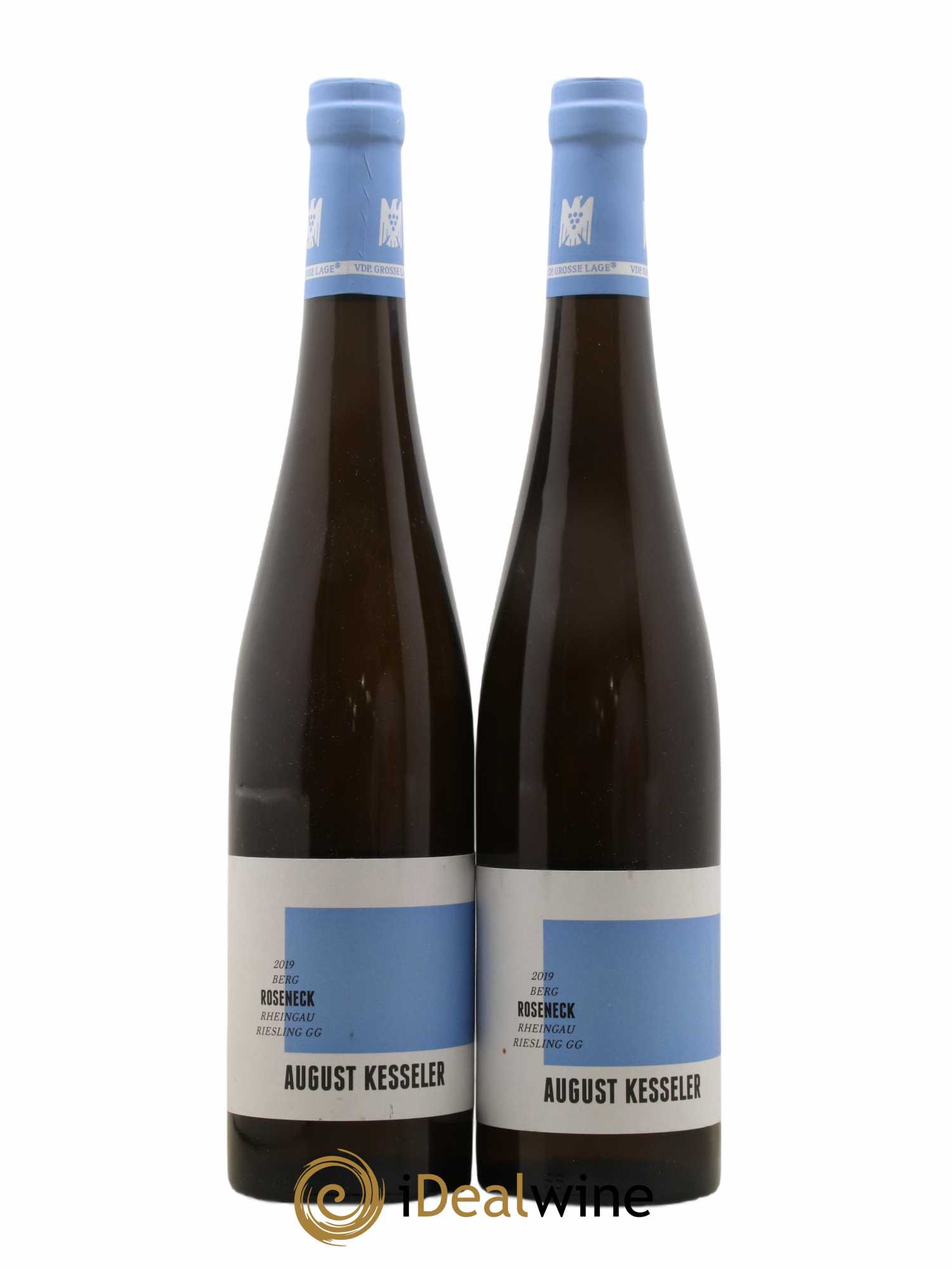 Allemagne Rheingau Gorsses Gewachs Rudesheimer Berg Roseneck August Kesseler 2019 - Lot of 2 bottles - 0