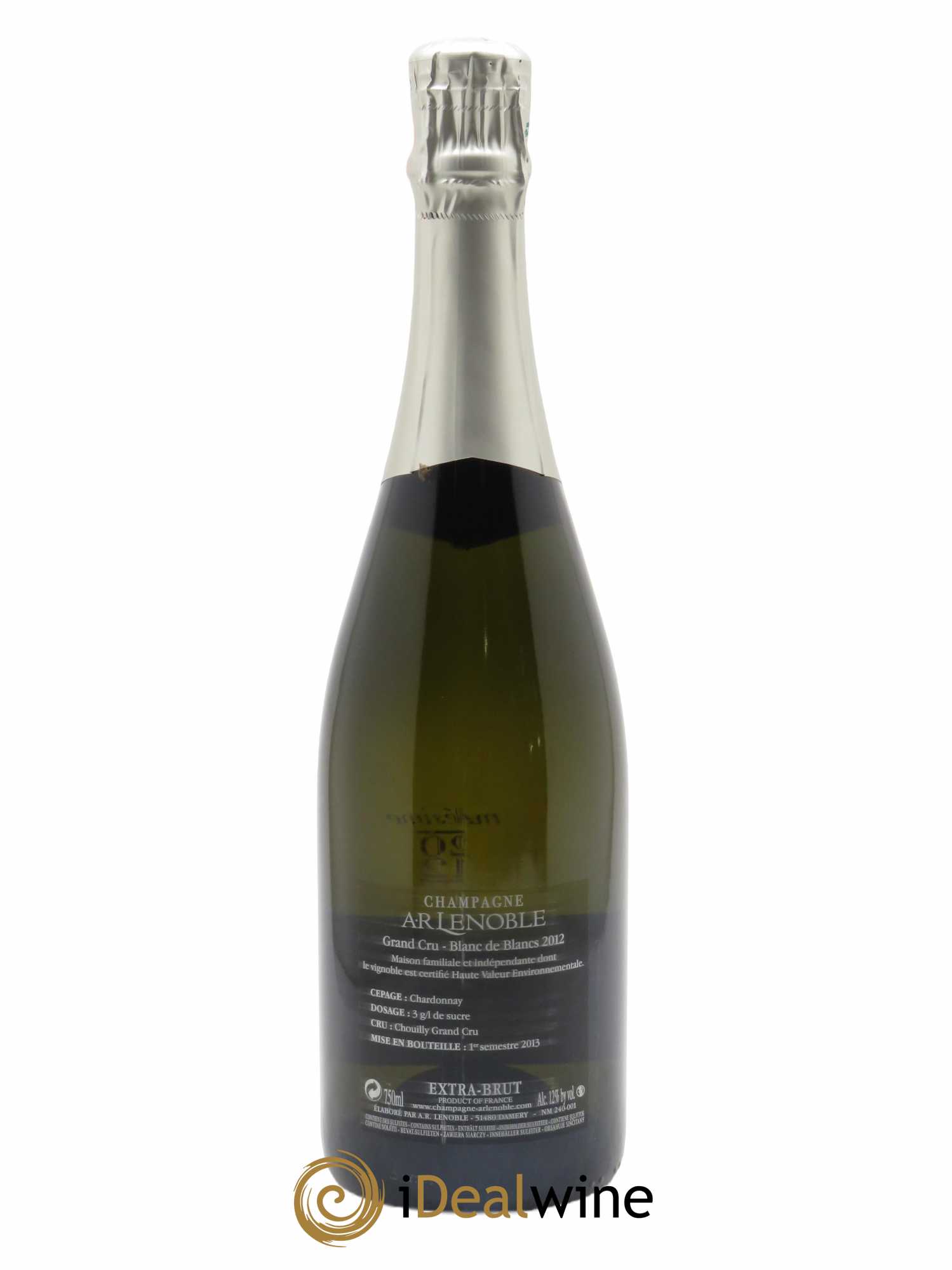 Blanc de Blancs Chouilly Grand Cru Extra Brut AR Lenoble  - Lotto di 1 bottiglia - 2