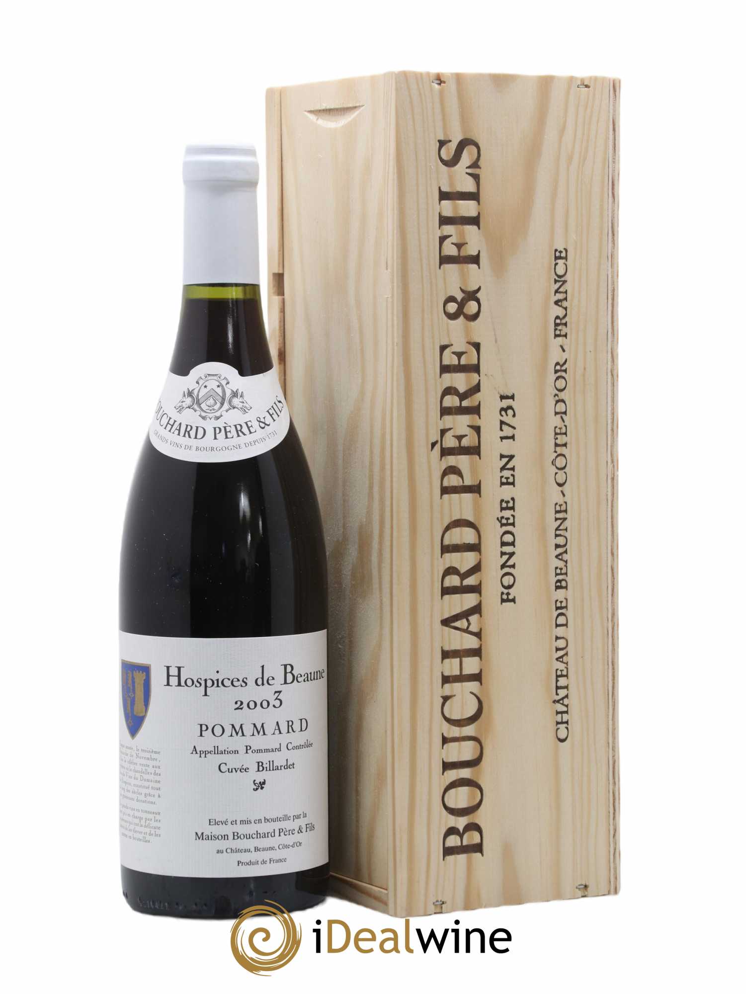 Pommard Cuvée Billardet Hospices de Beaune Bouchard Père & Fils 2003 - Lot de 1 bouteille - 0