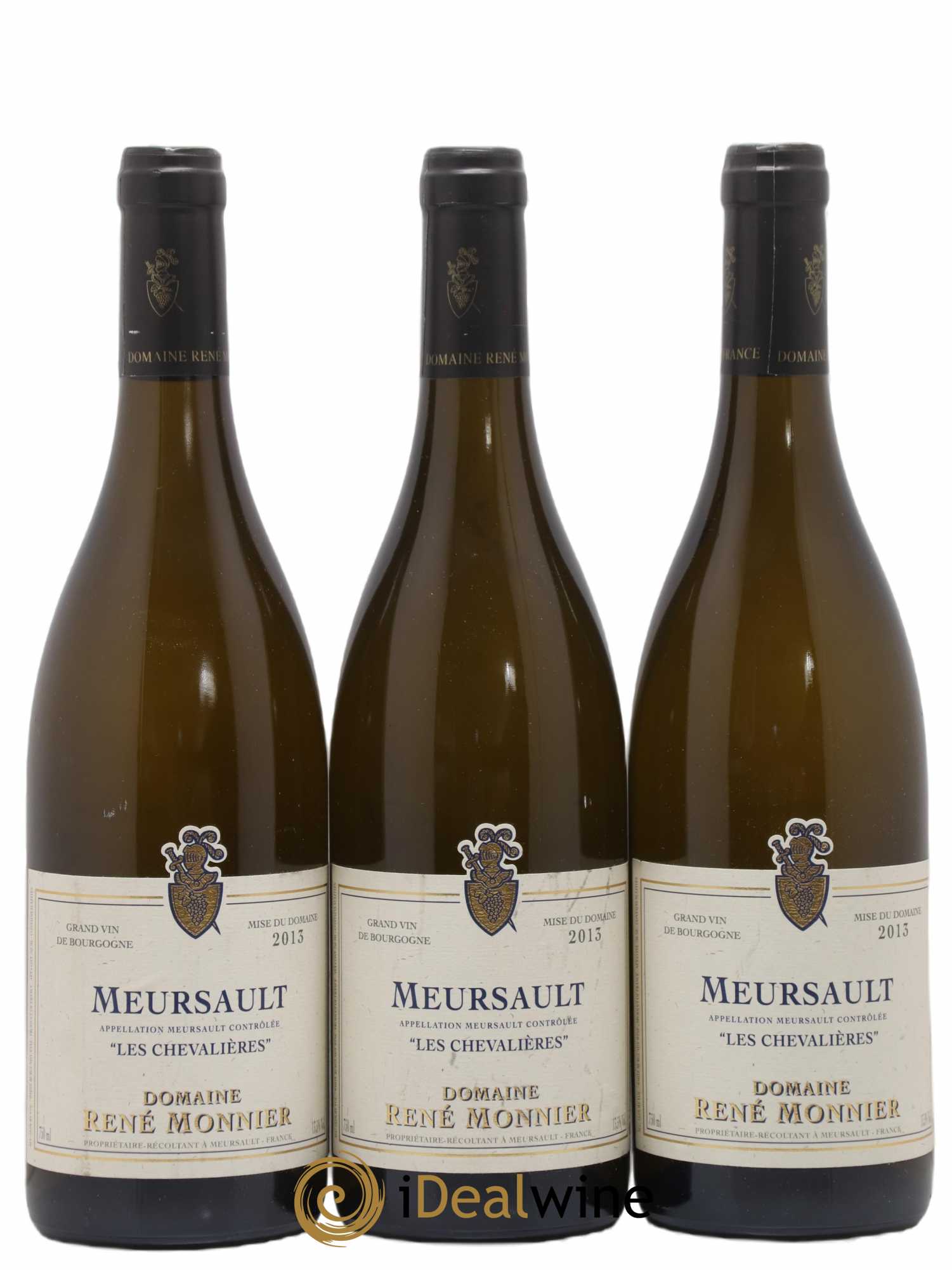 Meursault Les Chevalières René Monnier (Domaine) 2013 - Lot de 3 bouteilles - 0