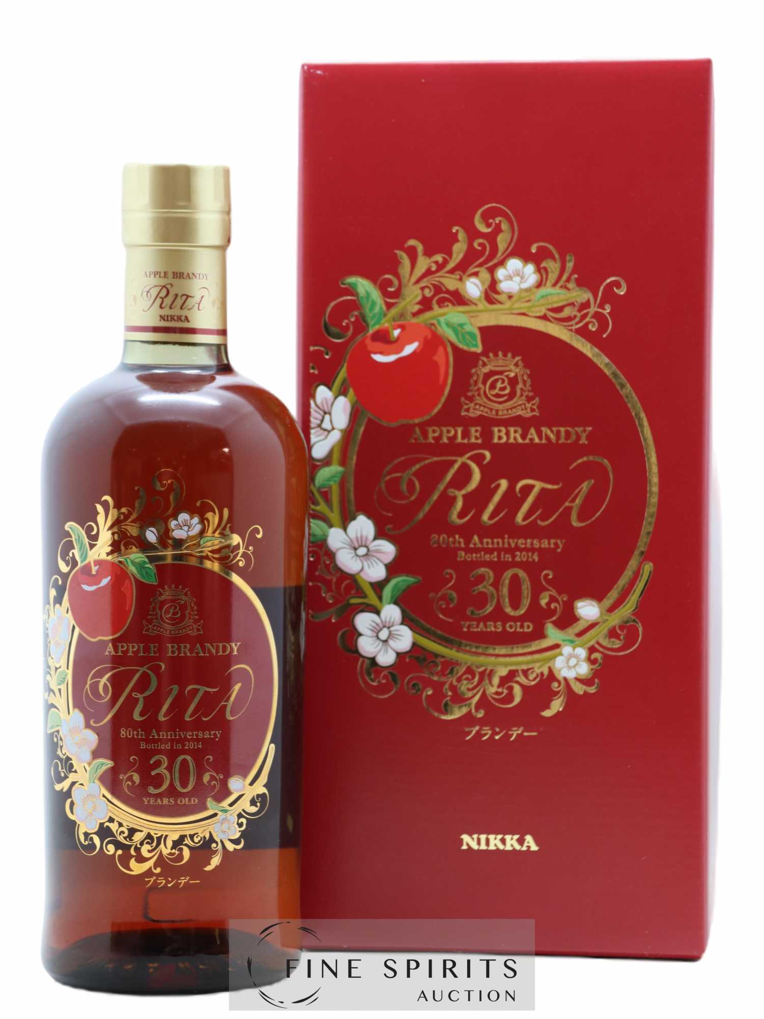 Nikka 30 years Of. Apple Brandy Rita bottled 2014 LMDW - Nikka 80th anniversary - Lot de 1 bouteille - 0