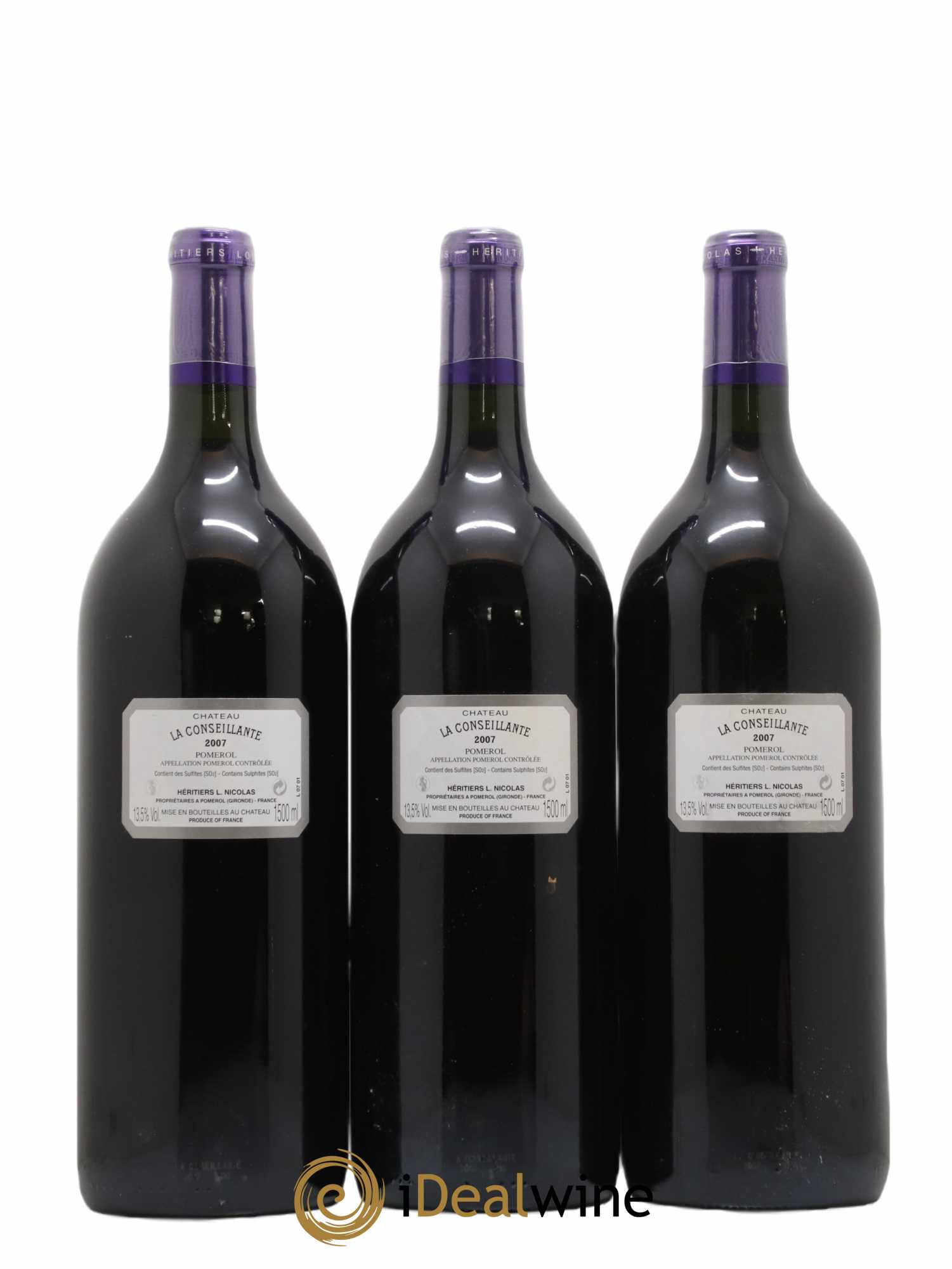 Château la Conseillante 2007 - Posten von 3 Magnum - 1