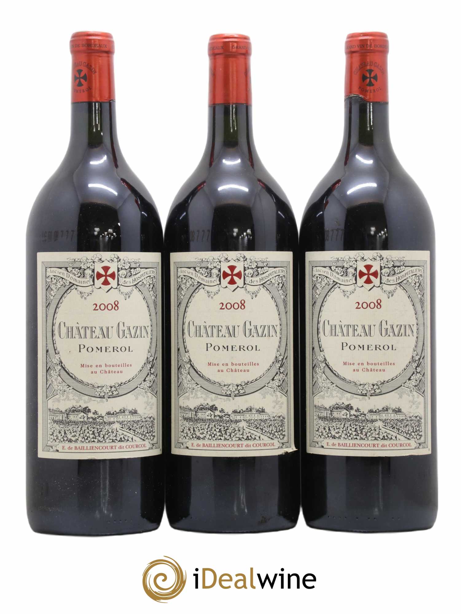 Château Gazin 2008 - Lot of 6 magnums - 1