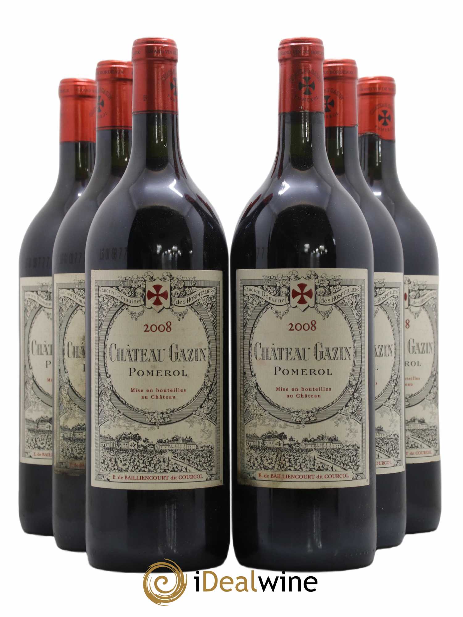 Château Gazin 2008 - Lot of 6 magnums - 0