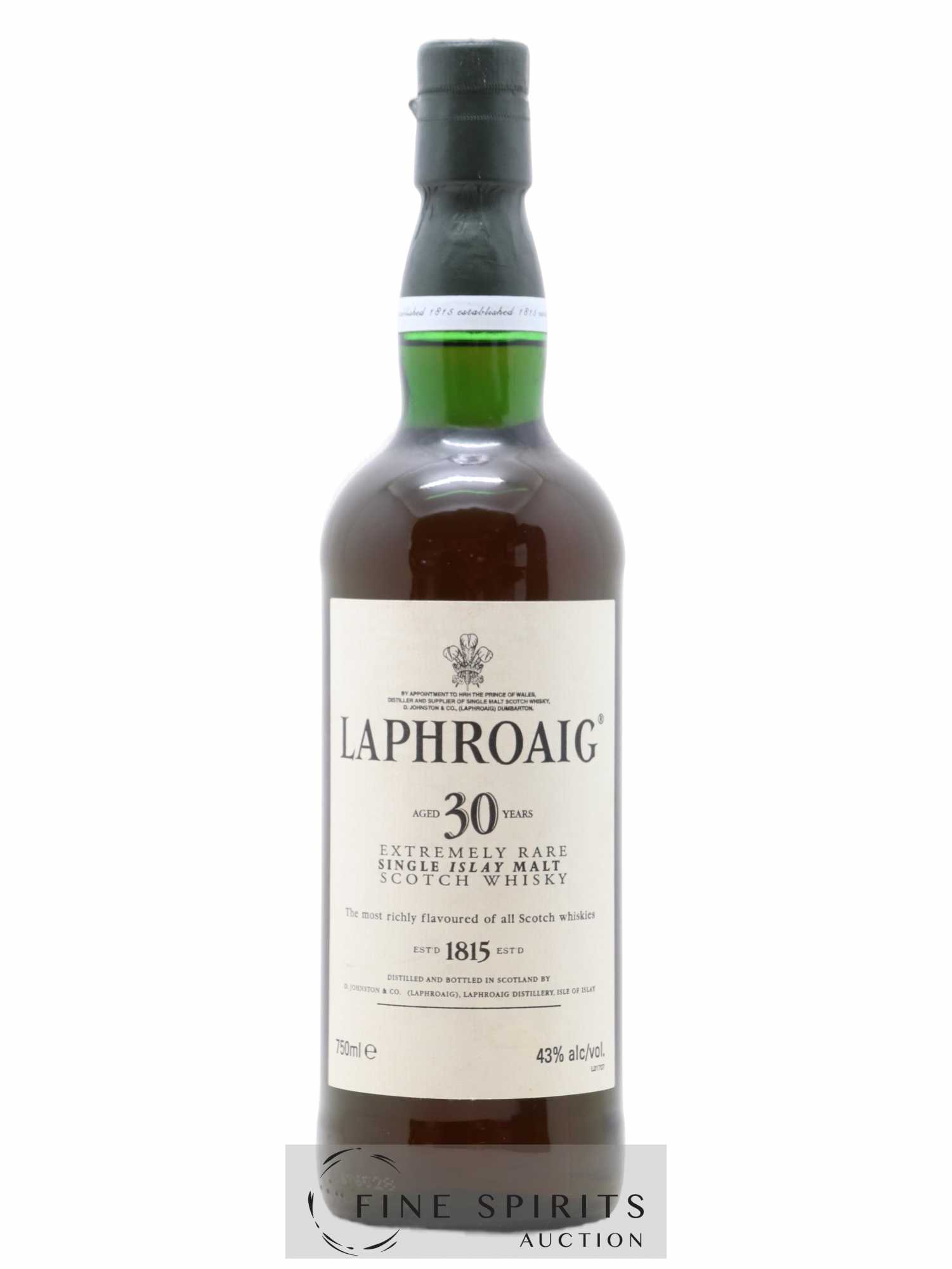 Laphroaig 30 years Of. (75cl.) - Lot de 1 bouteille - 1