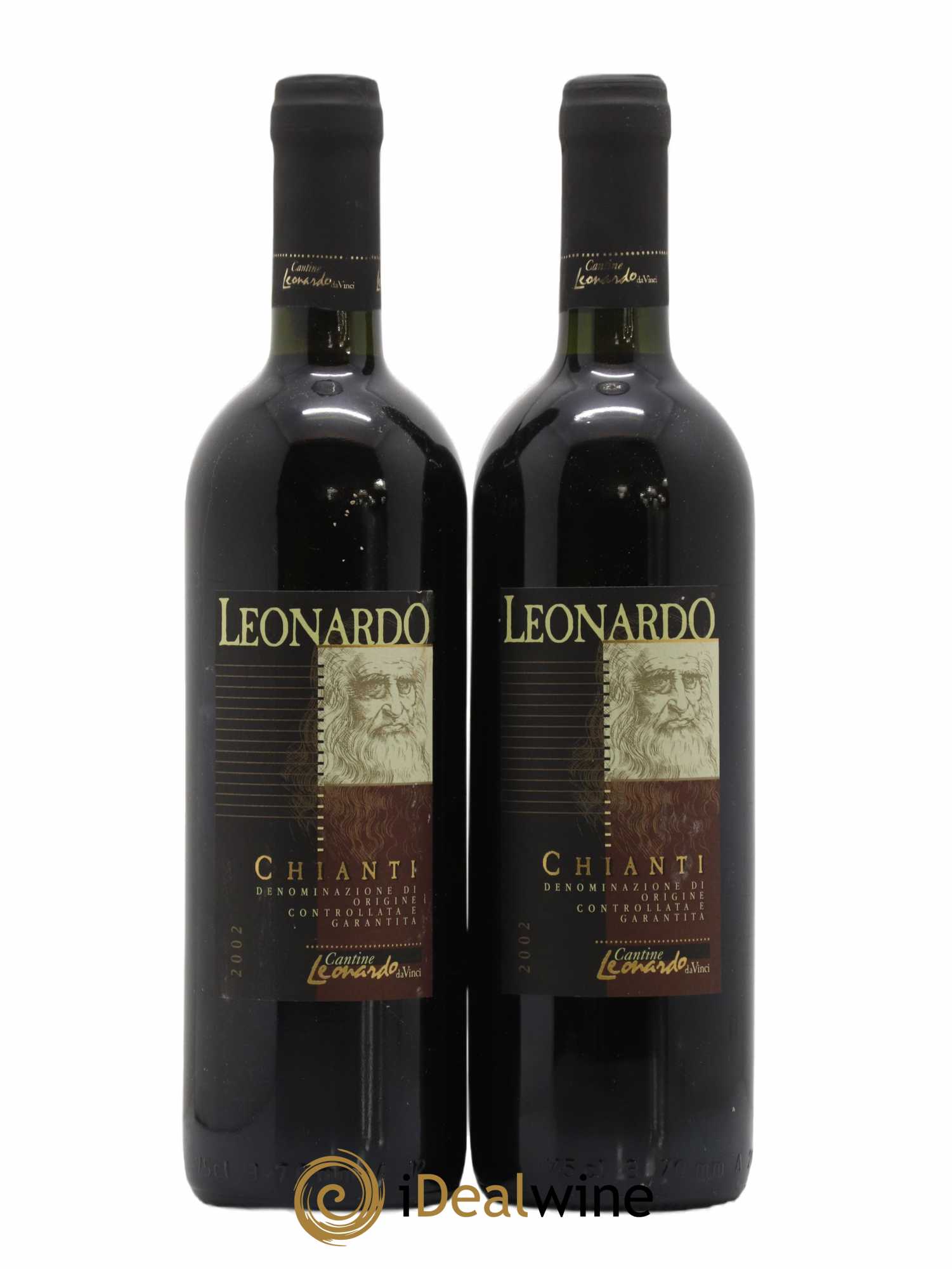 Chianti DOCG Cantine Leonardo da Vinci 2002 - Lot of 2 bottles - 0