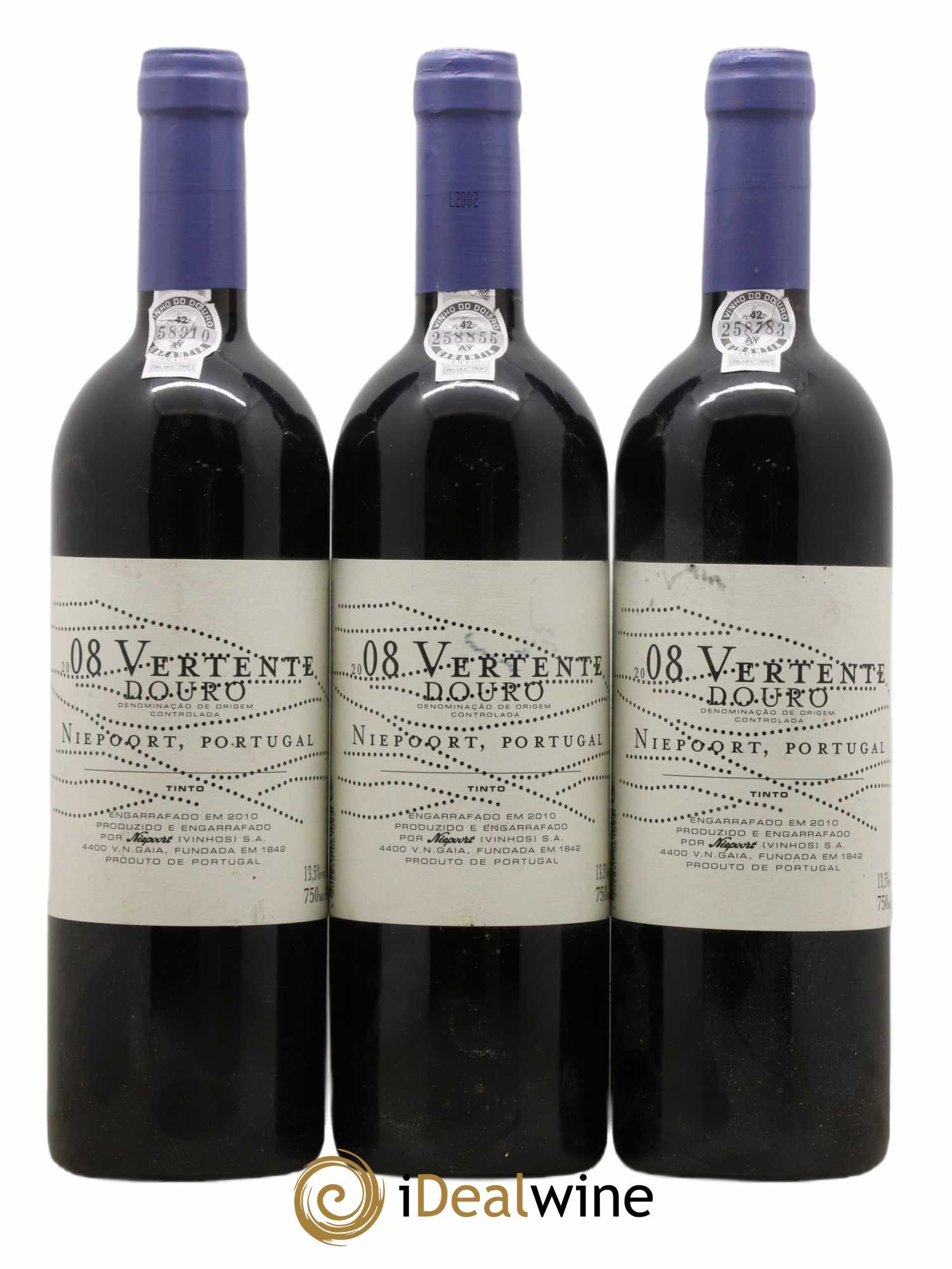 Douro Nieport Vertente Douro 2008 - Lot de 3 bouteilles - 0