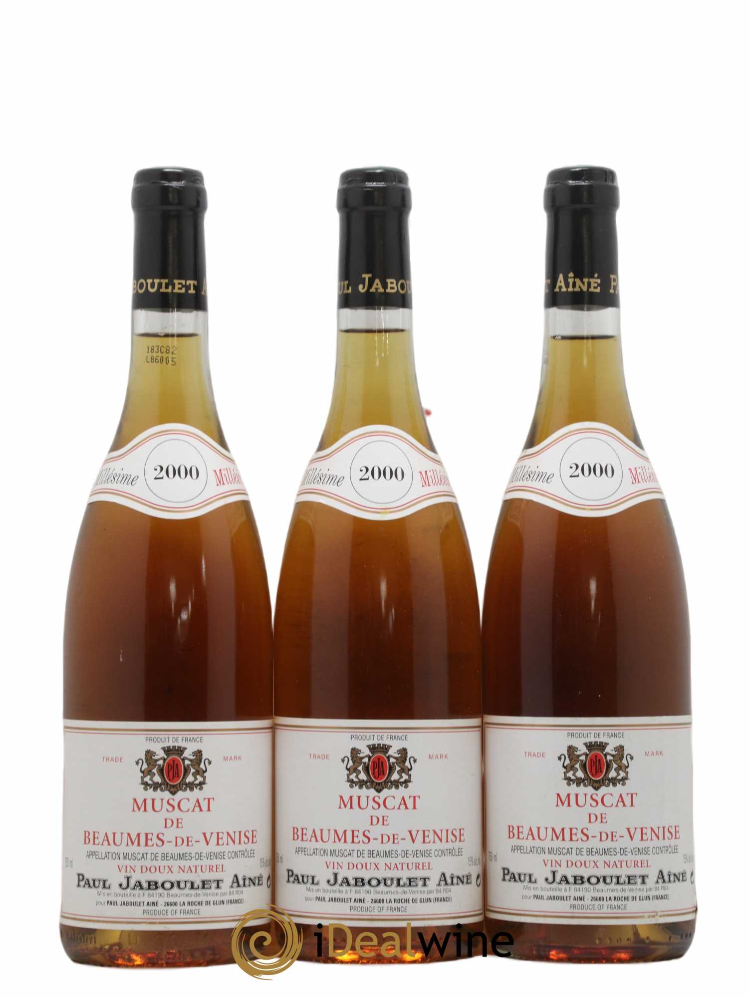 Muscat de Beaumes de Venise Paul Jaboulet Ainé de Thalabert 2000 - Lot de 6 bouteilles - 1