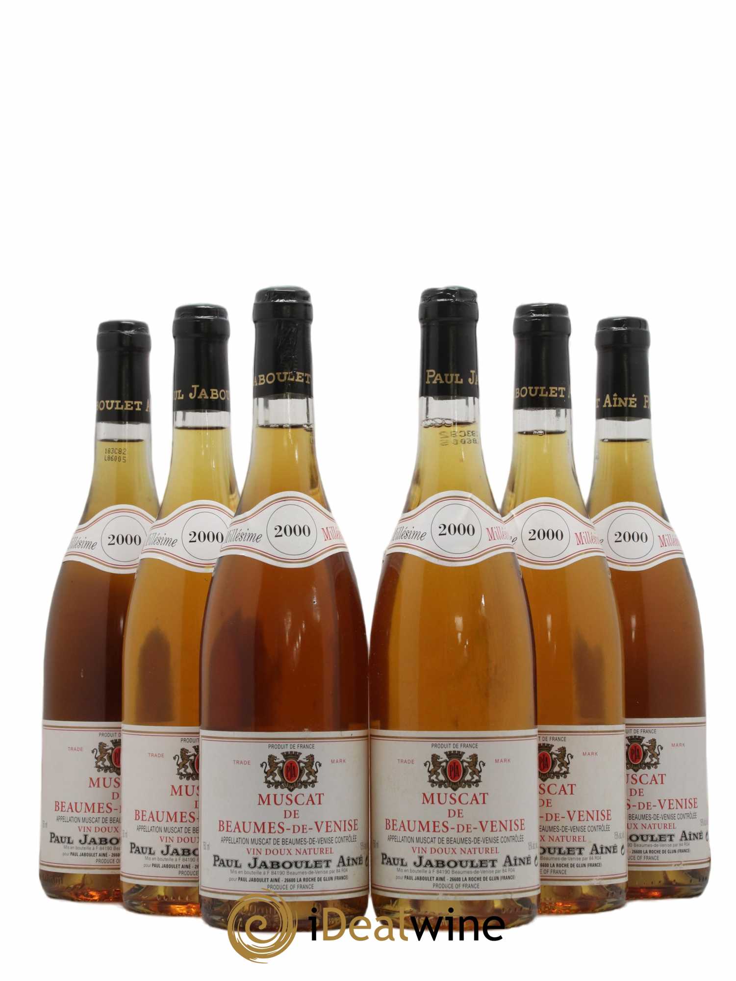 Muscat de Beaumes de Venise Paul Jaboulet Ainé de Thalabert 2000 - Lot de 6 bouteilles - 0