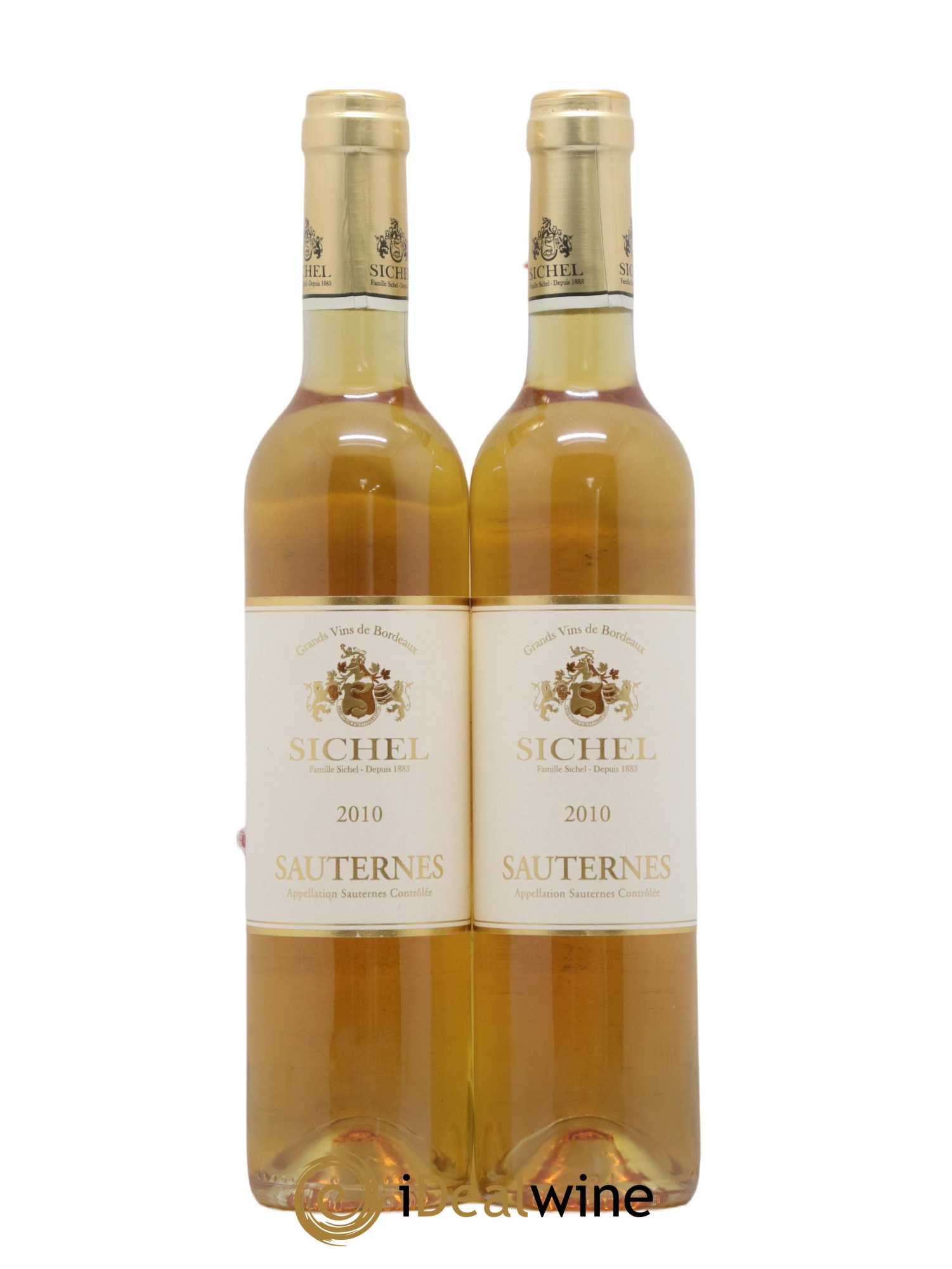 Sauternes Sichel 50cl 2010 - Lotto di 2 bottiglie - 0