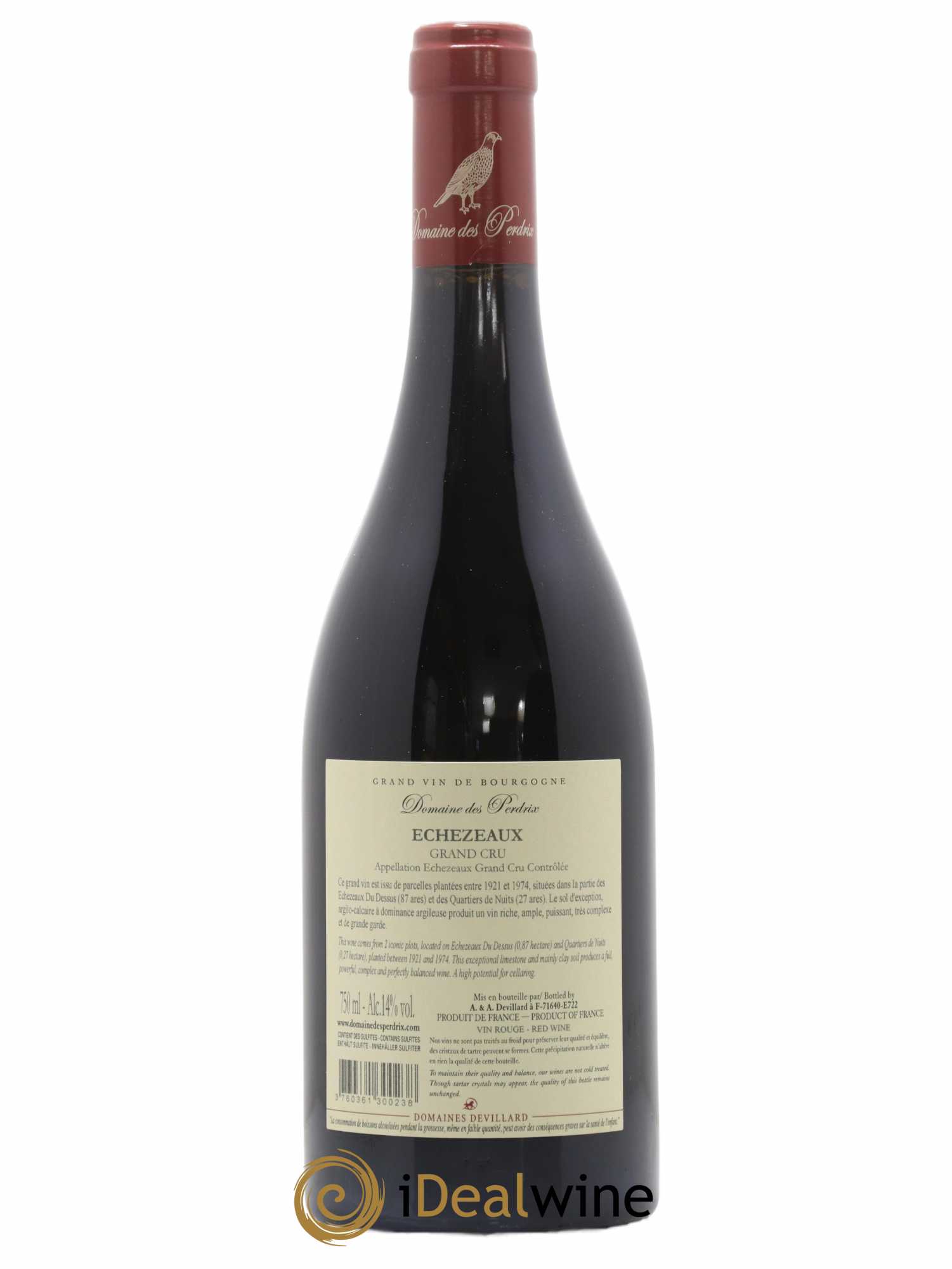 Echezeaux Grand Cru Perdrix (Domaine des)  2020 - Lot of 1 bottle - 2