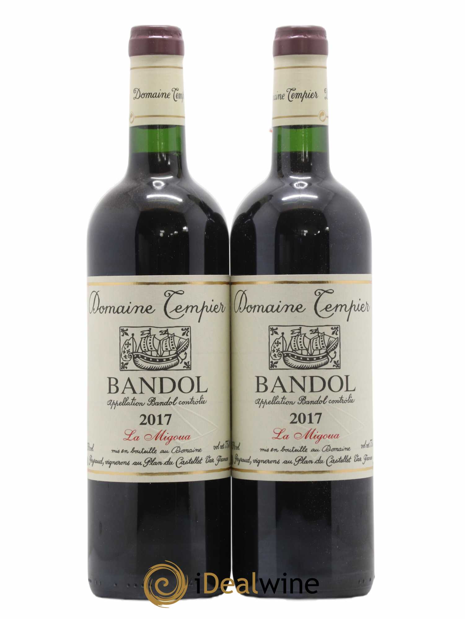 Bandol Domaine Tempier Cuvée La Migoua Famille Peyraud  2017 - Lotto di 2 bottiglie - 0