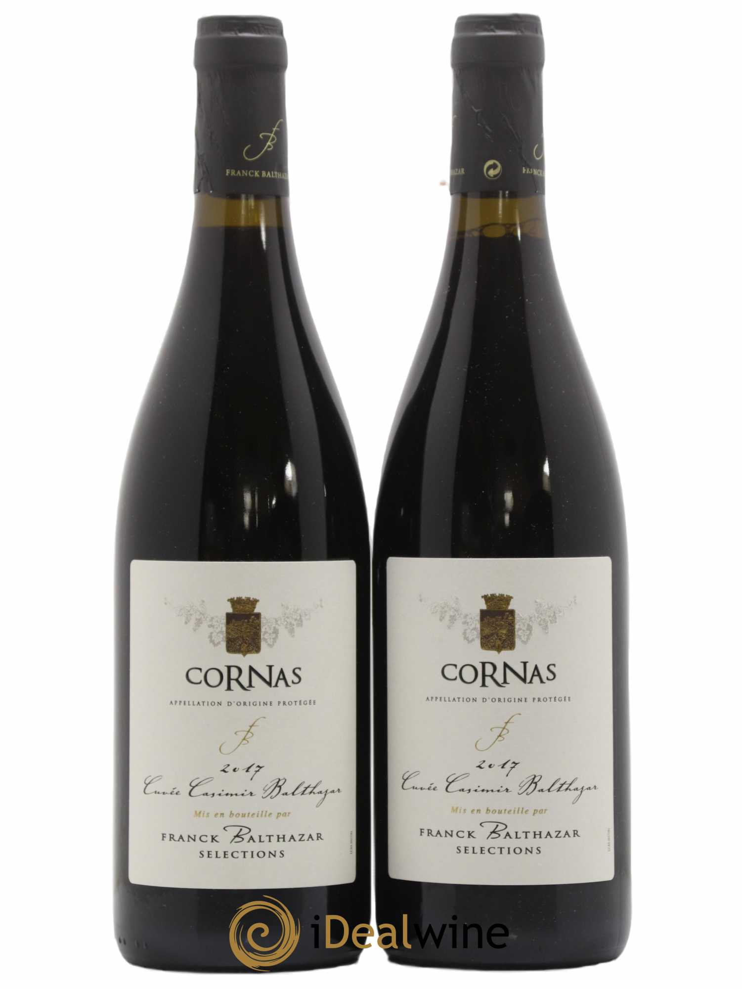 Cornas Cuvée Casimir Balthazar Franck Balthazar (Domaine)  2017 - Lotto di 2 bottiglie - 0