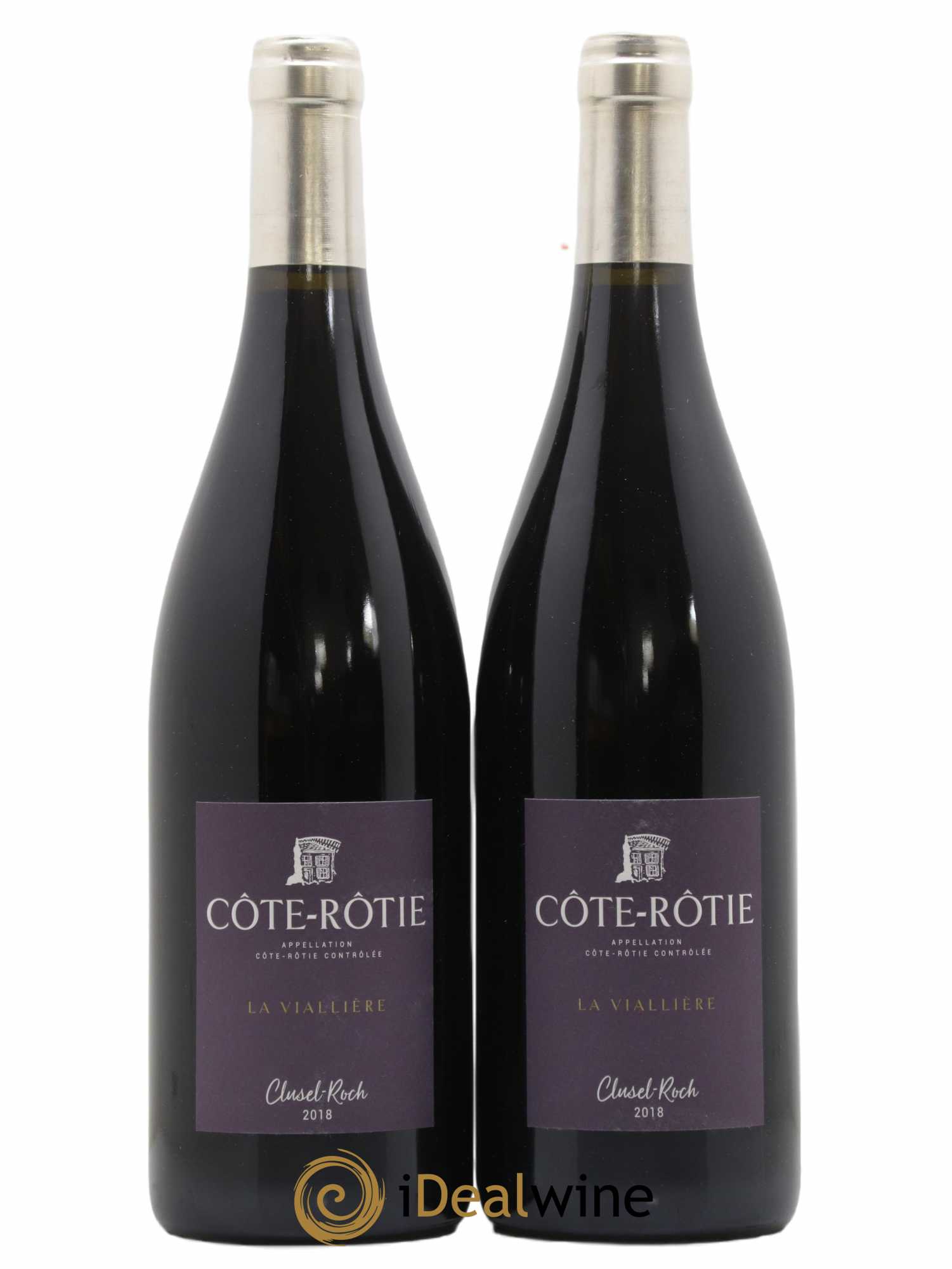 Côte-Rôtie Viallière Clusel-Roch  2018 - Lot de 2 bouteilles - 0