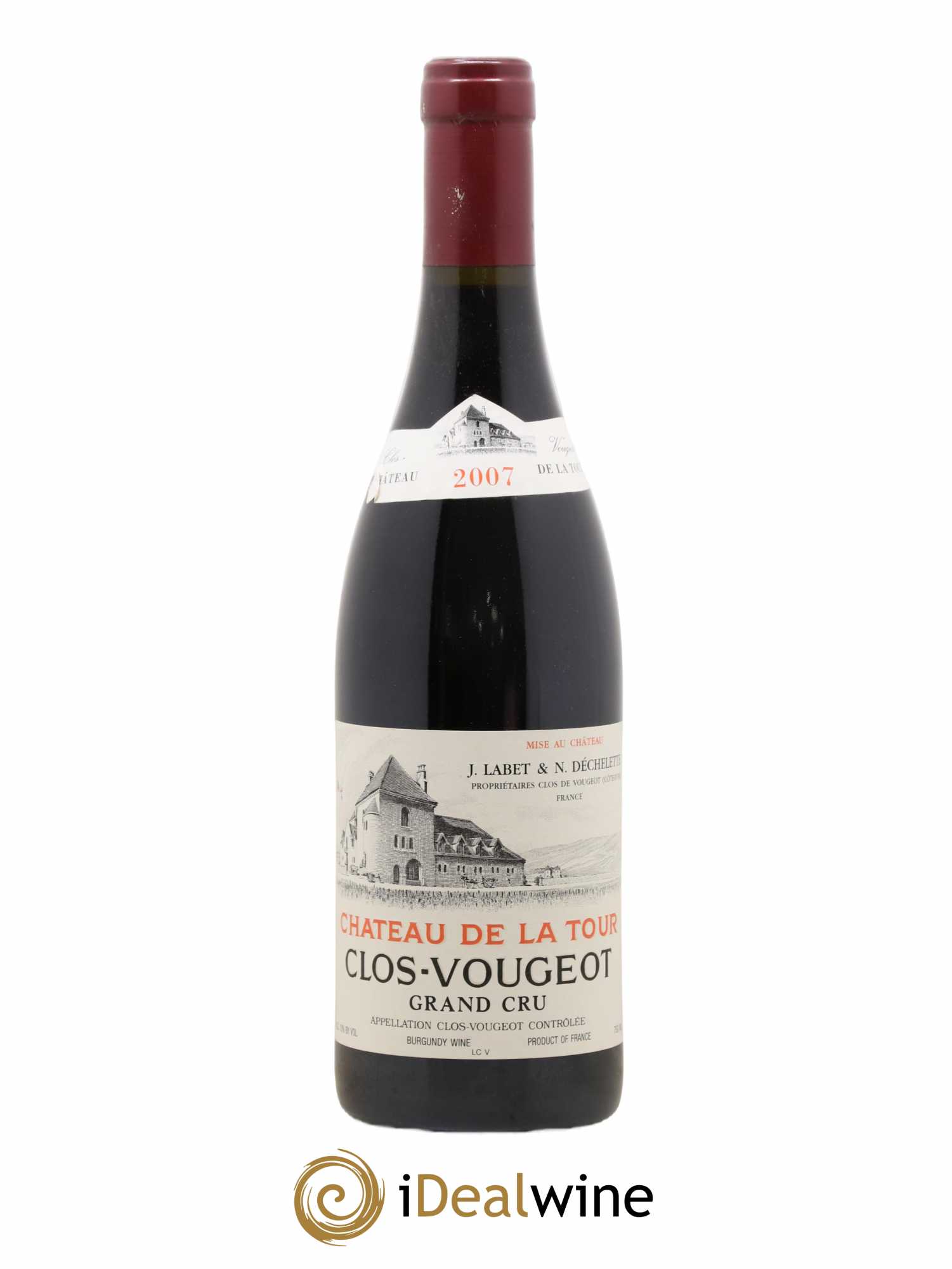 Clos de Vougeot Grand Cru Château de La Tour 2007 - Lot of 1 bottle - 0