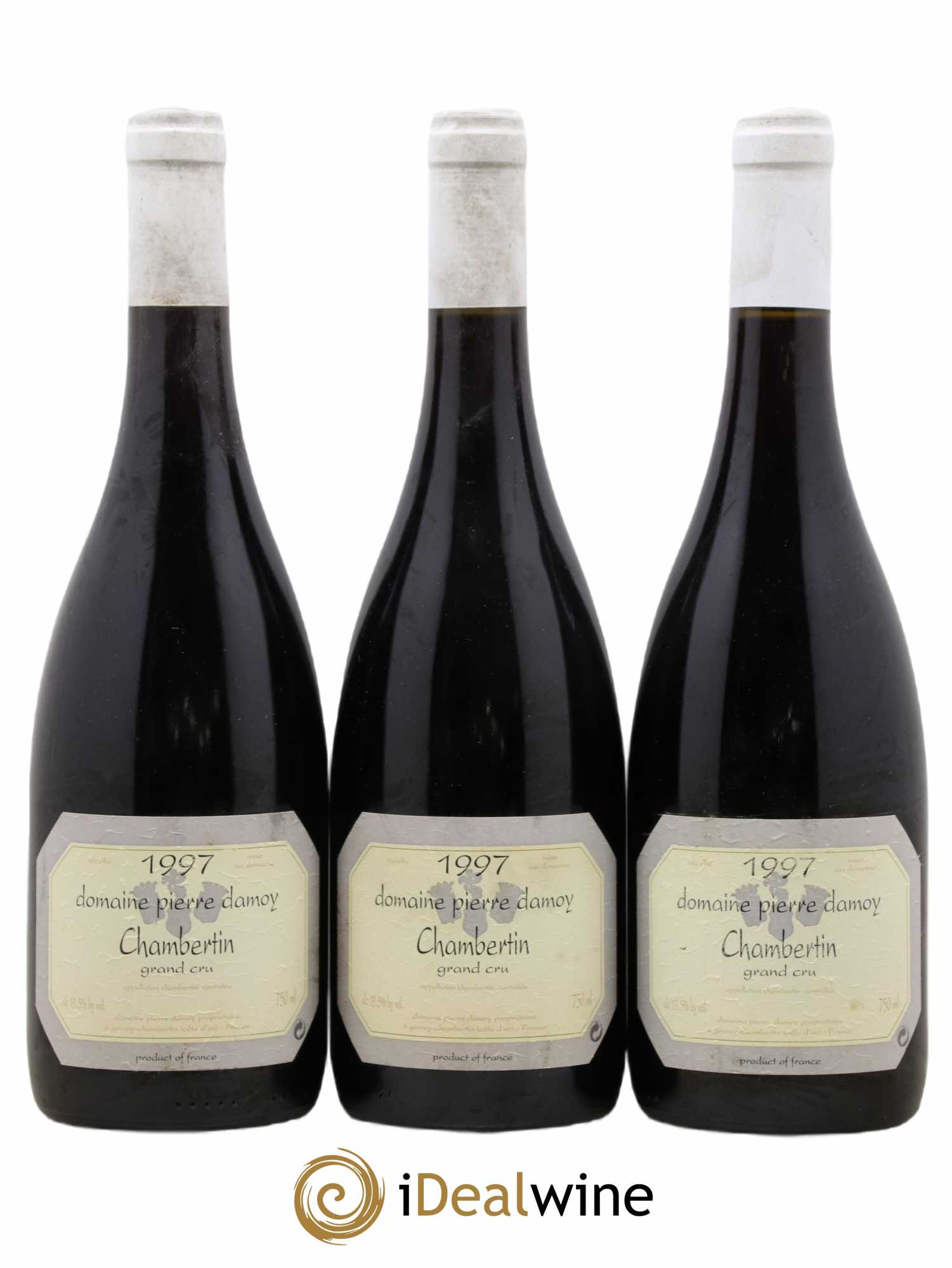 Chambertin Grand Cru Pierre Damoy 1997 - Lot of 3 bottles - 0