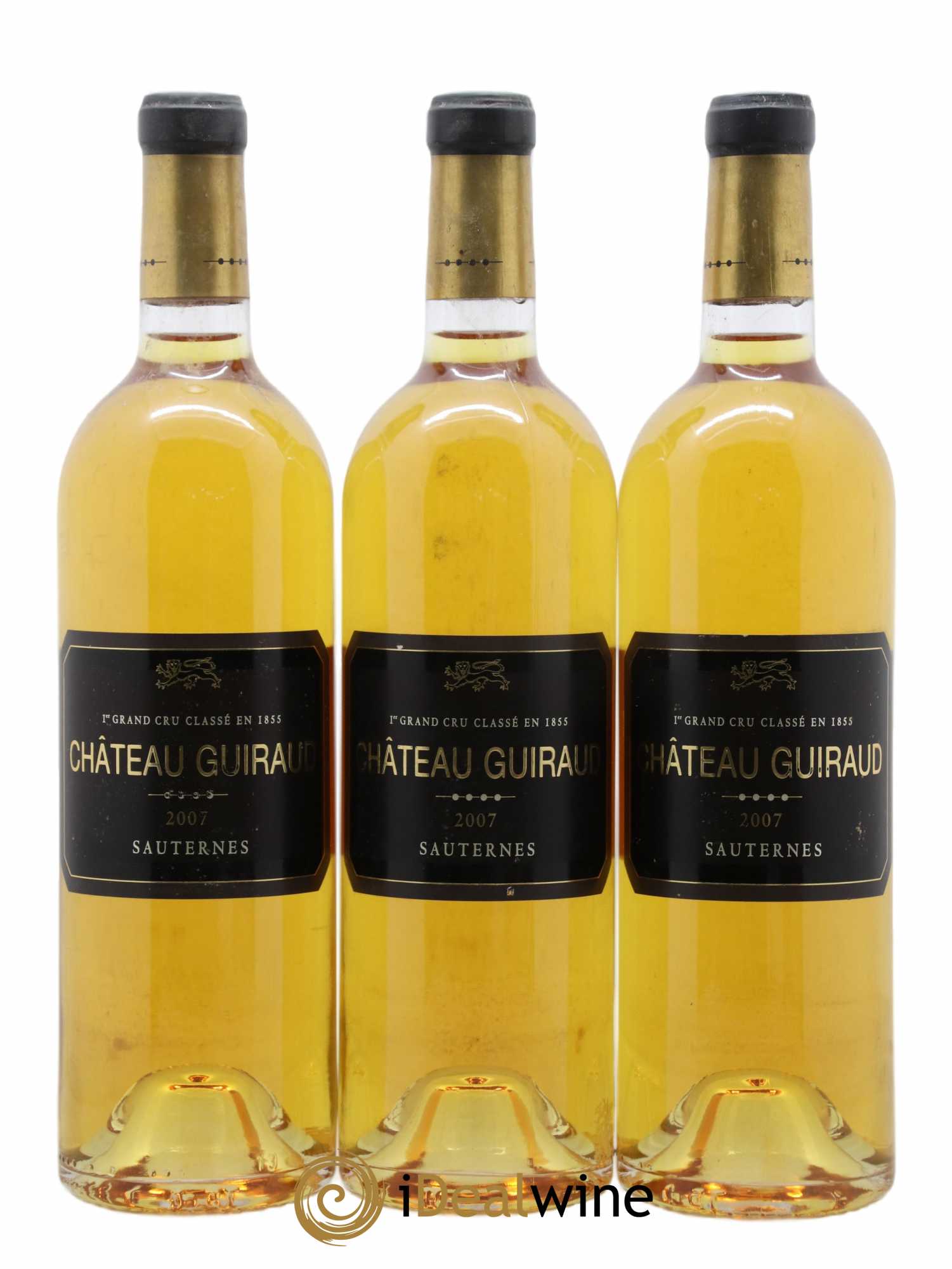 Château Guiraud 1er Grand Cru Classé 2007 - Posten von 3 Flaschen - 0