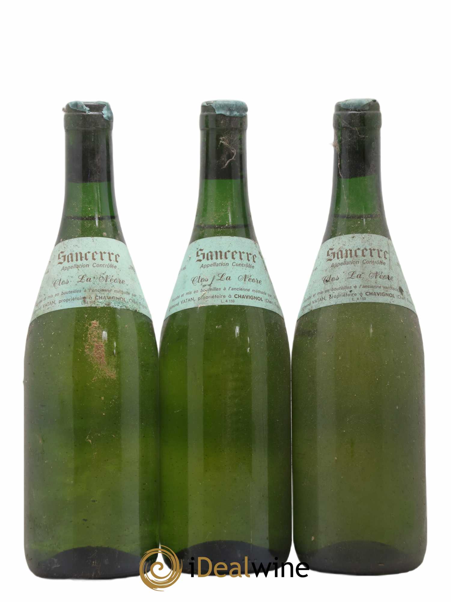 Sancerre Clos la Neore Edmond Vatan 1993 - Lot de 3 bouteilles - 0