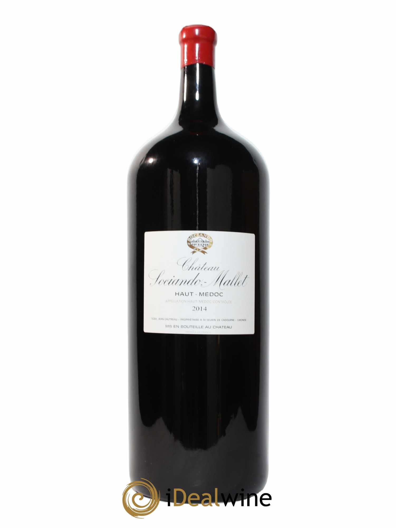 Château Sociando Mallet 2014 - Lot of 1 Nebuchadnezzars - 0