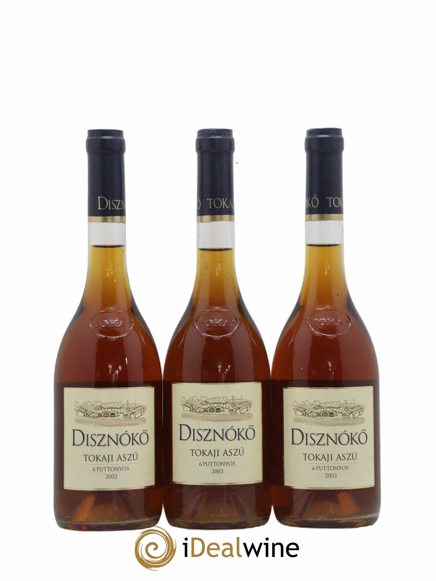 Tokaji Aszu 6 Puttonyos Disznoko (Domaine) 2002 - Lot de 6 bouteilles - 1