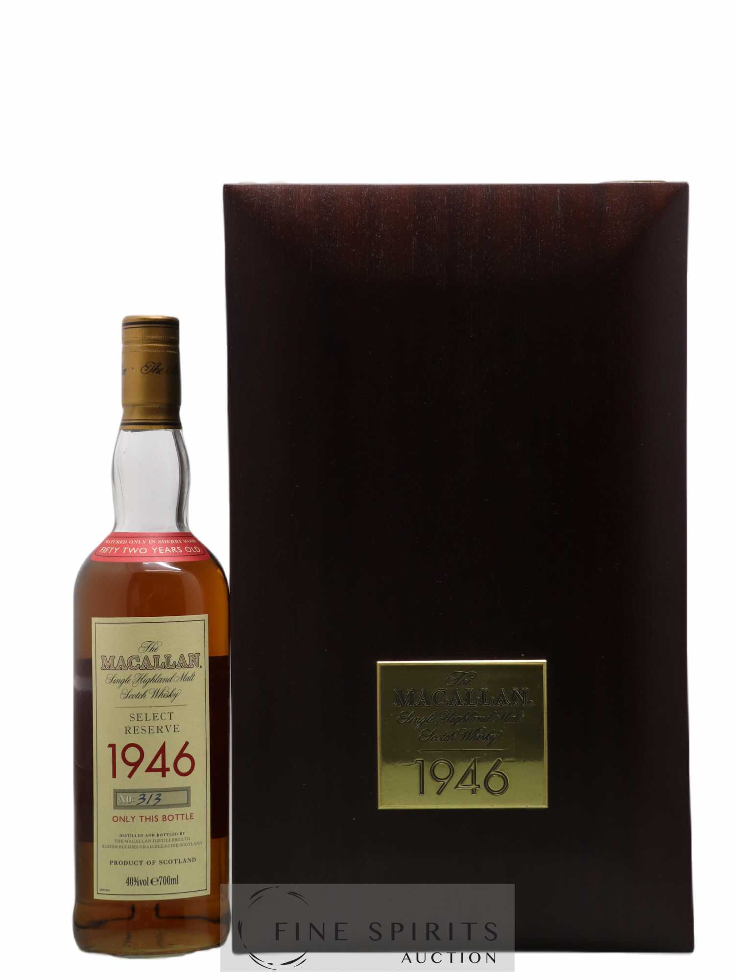 Macallan (The) 52 years 1946 Of. Select Reserve - Lot of 1 bottle - 0