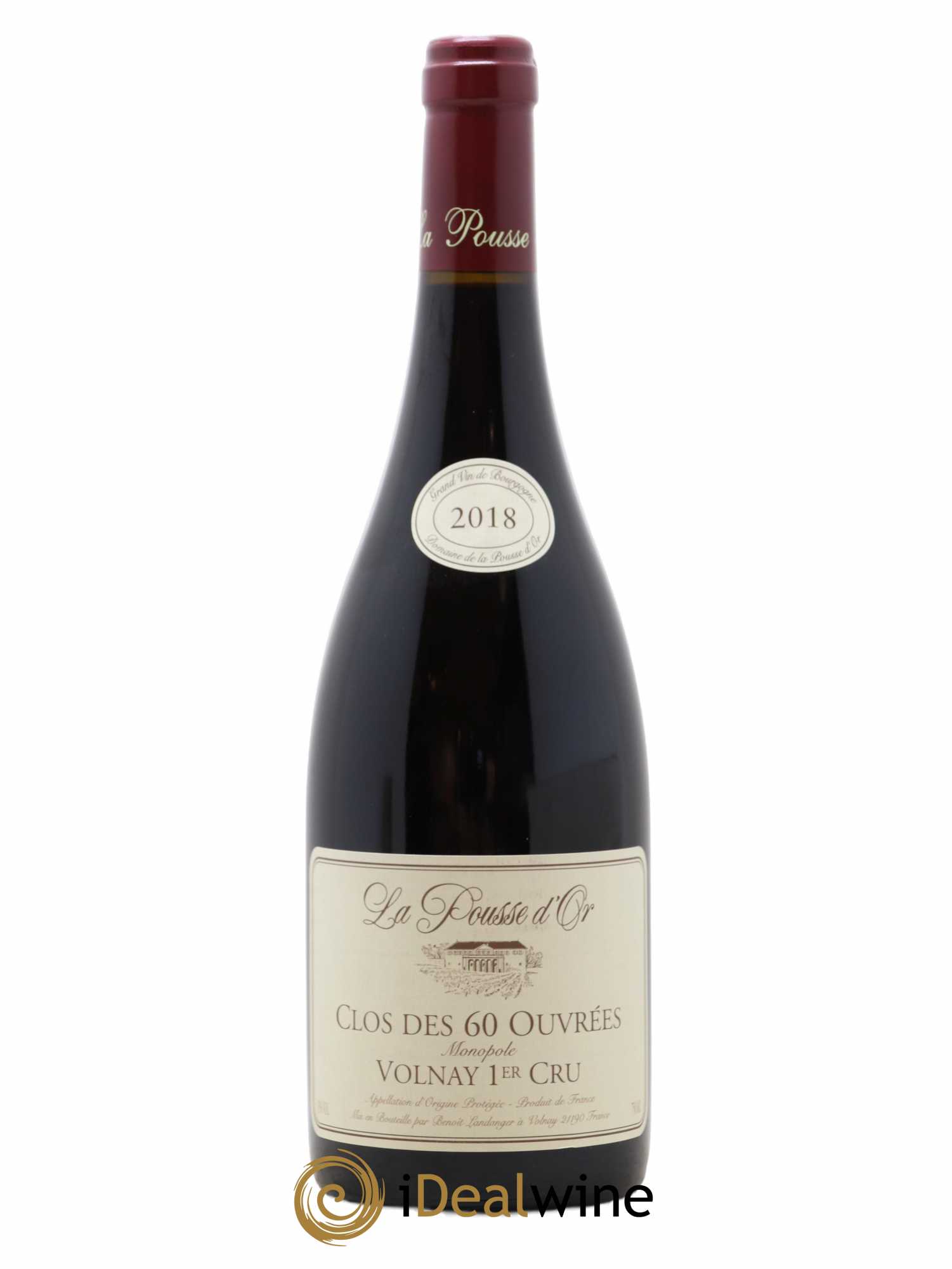 Volnay 1er Cru Clos des 60 ouvrées La Pousse d'Or (Domaine de) 2018 - Lot de 1 bouteille - 0