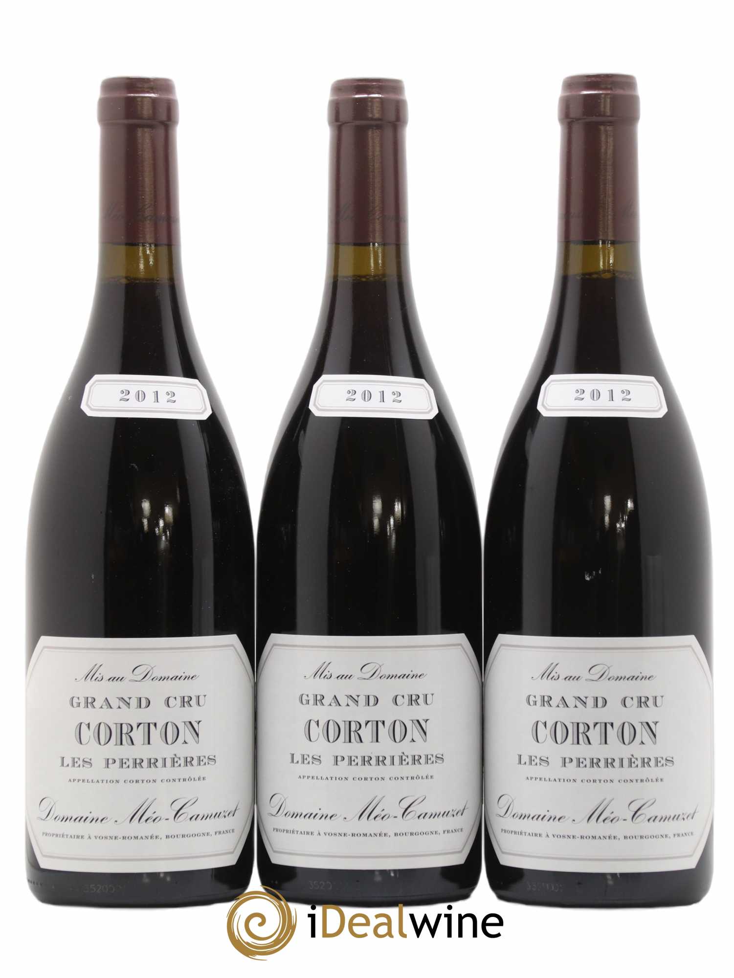 Corton Grand Cru Les Perrières Méo-Camuzet (Domaine) 2012 - Lot de 3 bouteilles - 0