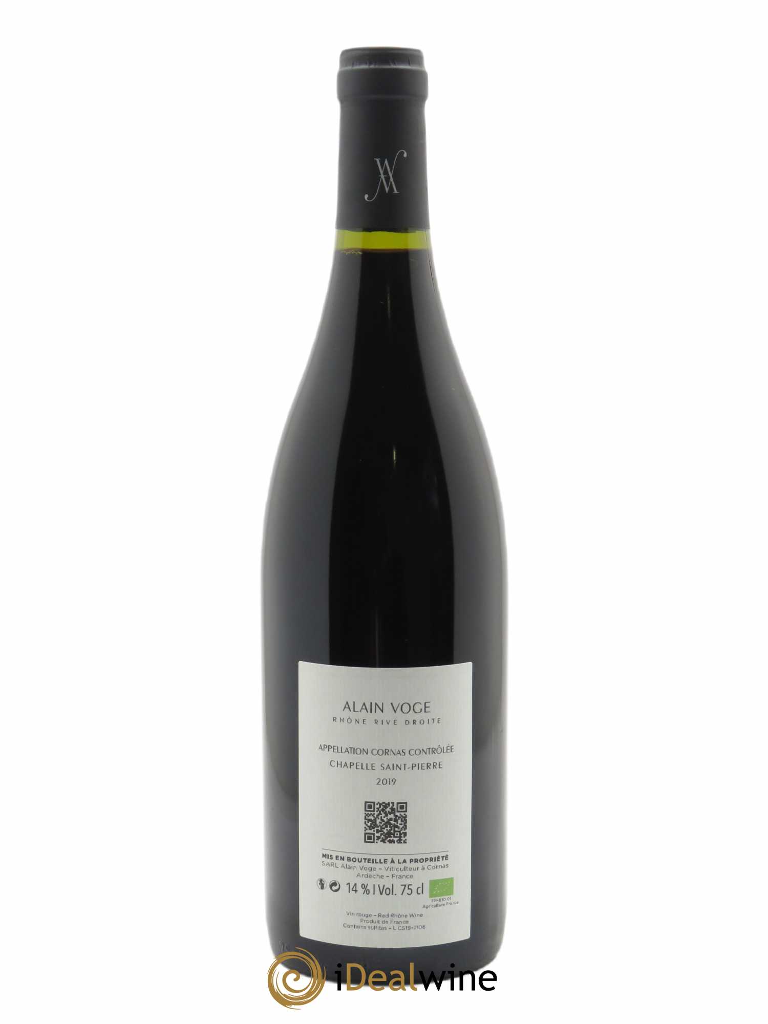 Cornas Chapelle Saint Pierre Alain Voge (Domaine)  2019 - Lot de 1 bouteille - 1