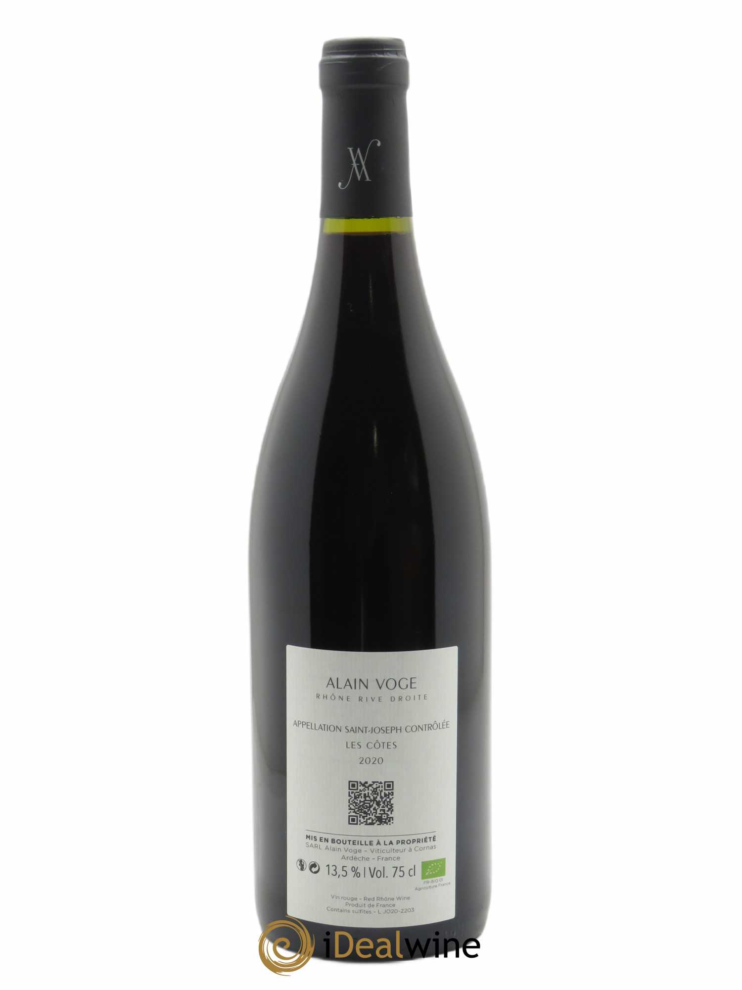 Saint-Joseph Les Côtes Alain Voge (Domaine) 2020 - Lot de 1 bouteille - 1