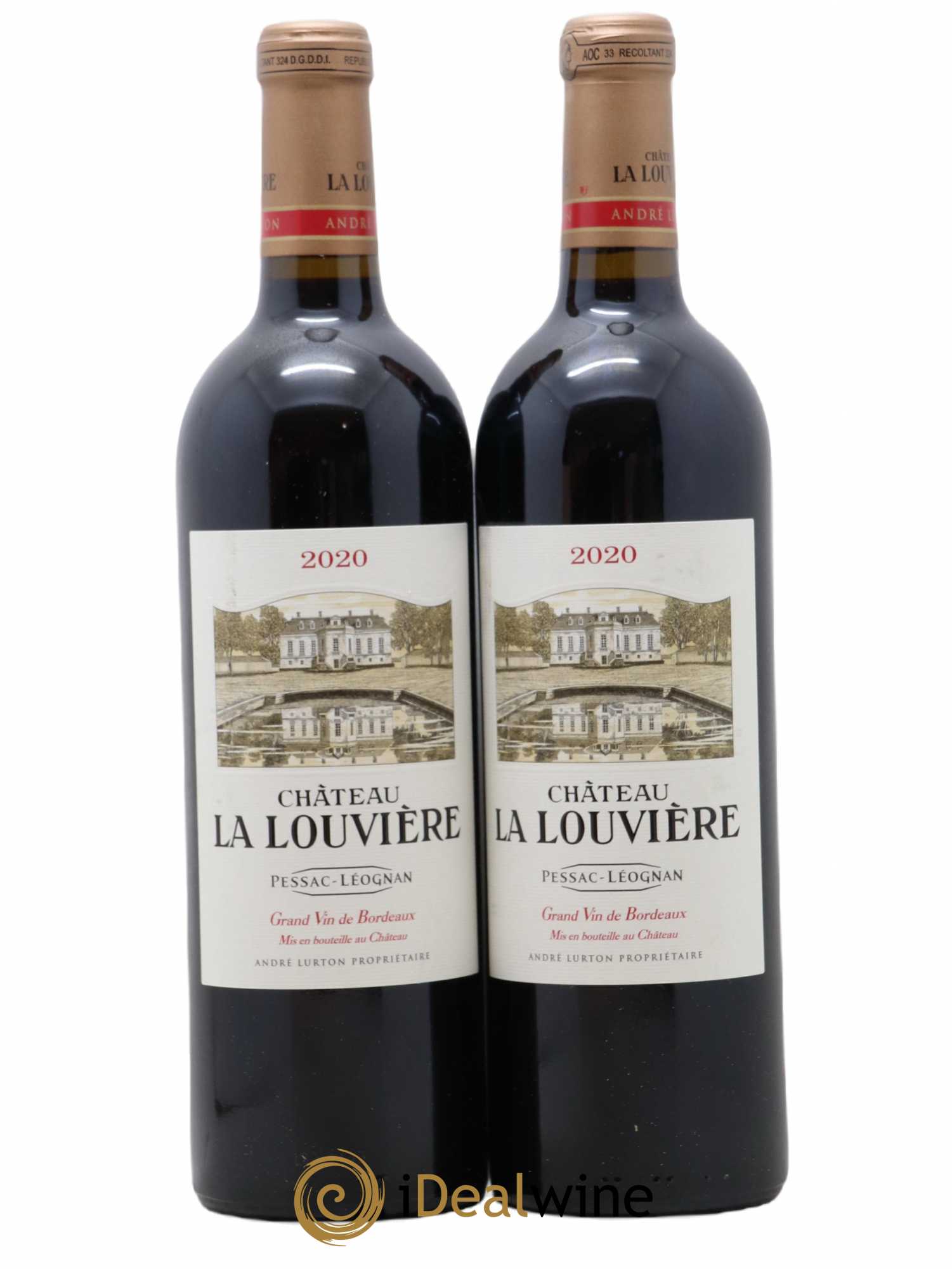 Château la Louvière 2020 - Lot de 2 bouteilles - 0