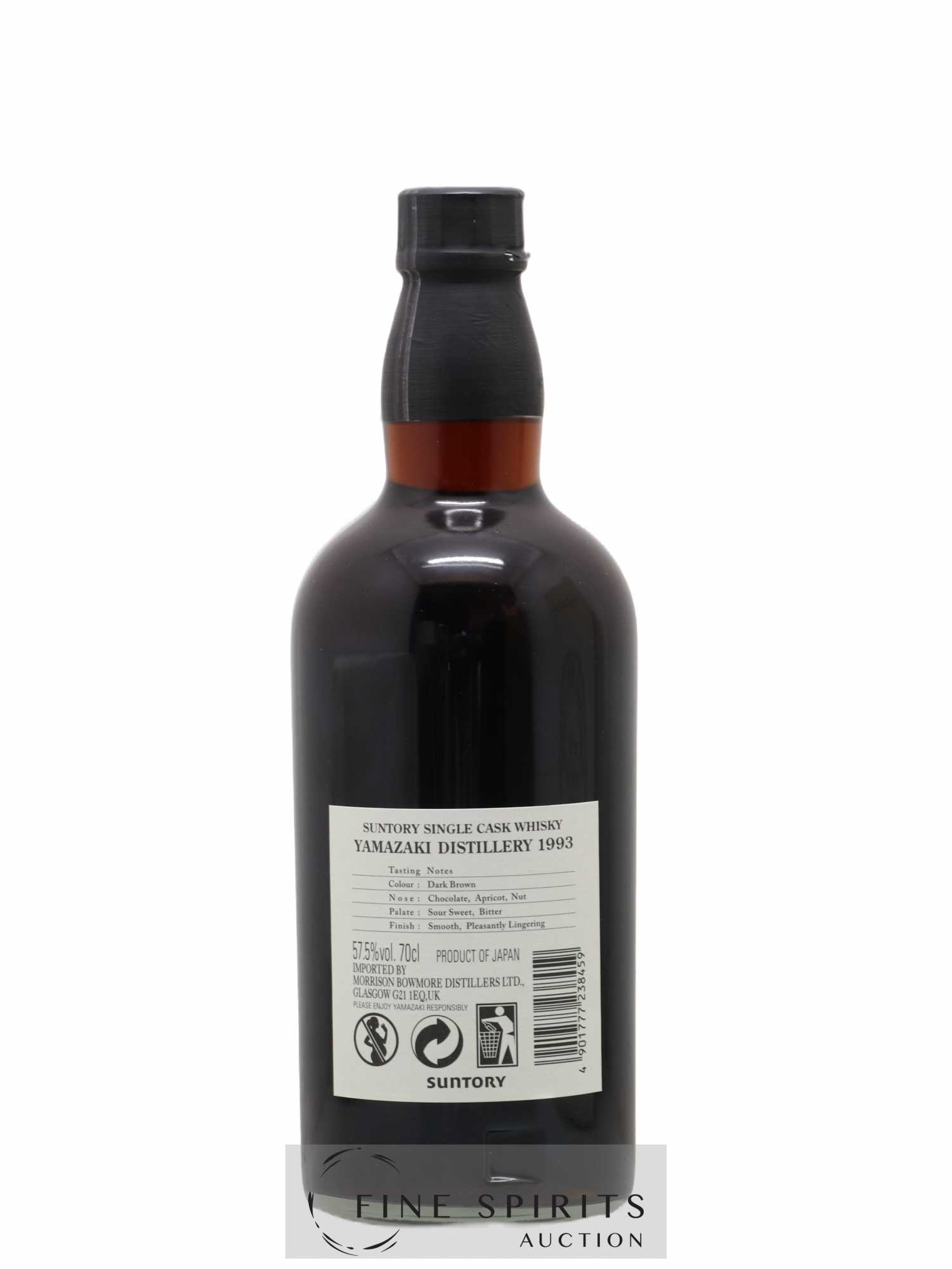 Yamazaki 1993 Of. Single Sherry Butt Cask n°3T70070 - bottled 2012 LMDW The Private Cask - Lot of 1 bottle - 2