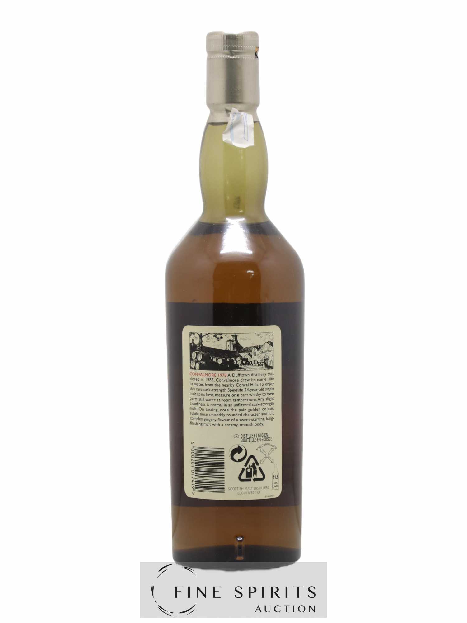 Convalmore 24 years 1978 Of. Rare Malts Selection Natural Cask Strengh - bottled 2003 Limited Edition - Lot de 1 bouteille - 2