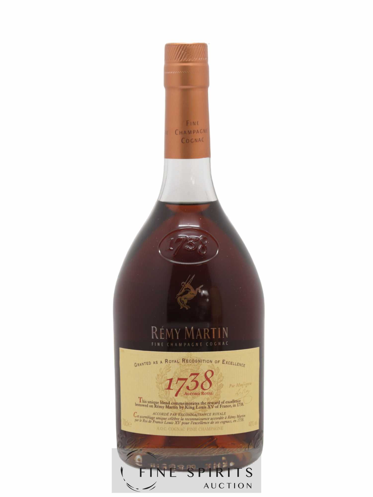 Rémy Martin Of. 1738 Accord Royal - Lot de 1 bouteille - 1