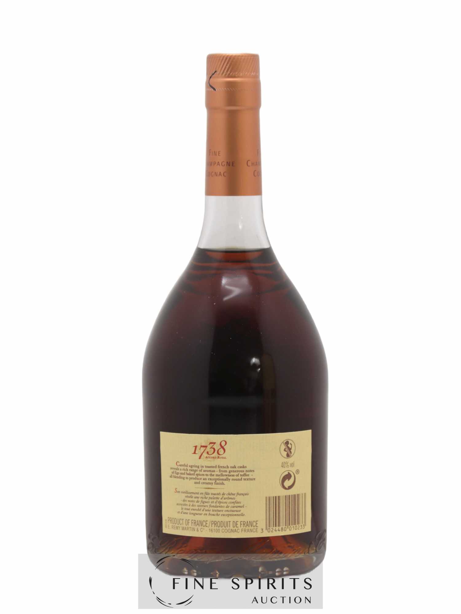 Rémy Martin Of. 1738 Accord Royal - Lot de 1 bouteille - 2