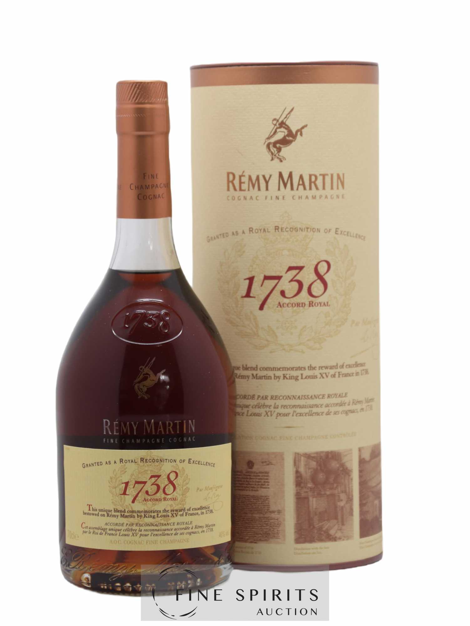 Rémy Martin Of. 1738 Accord Royal - Lot de 1 bouteille - 0