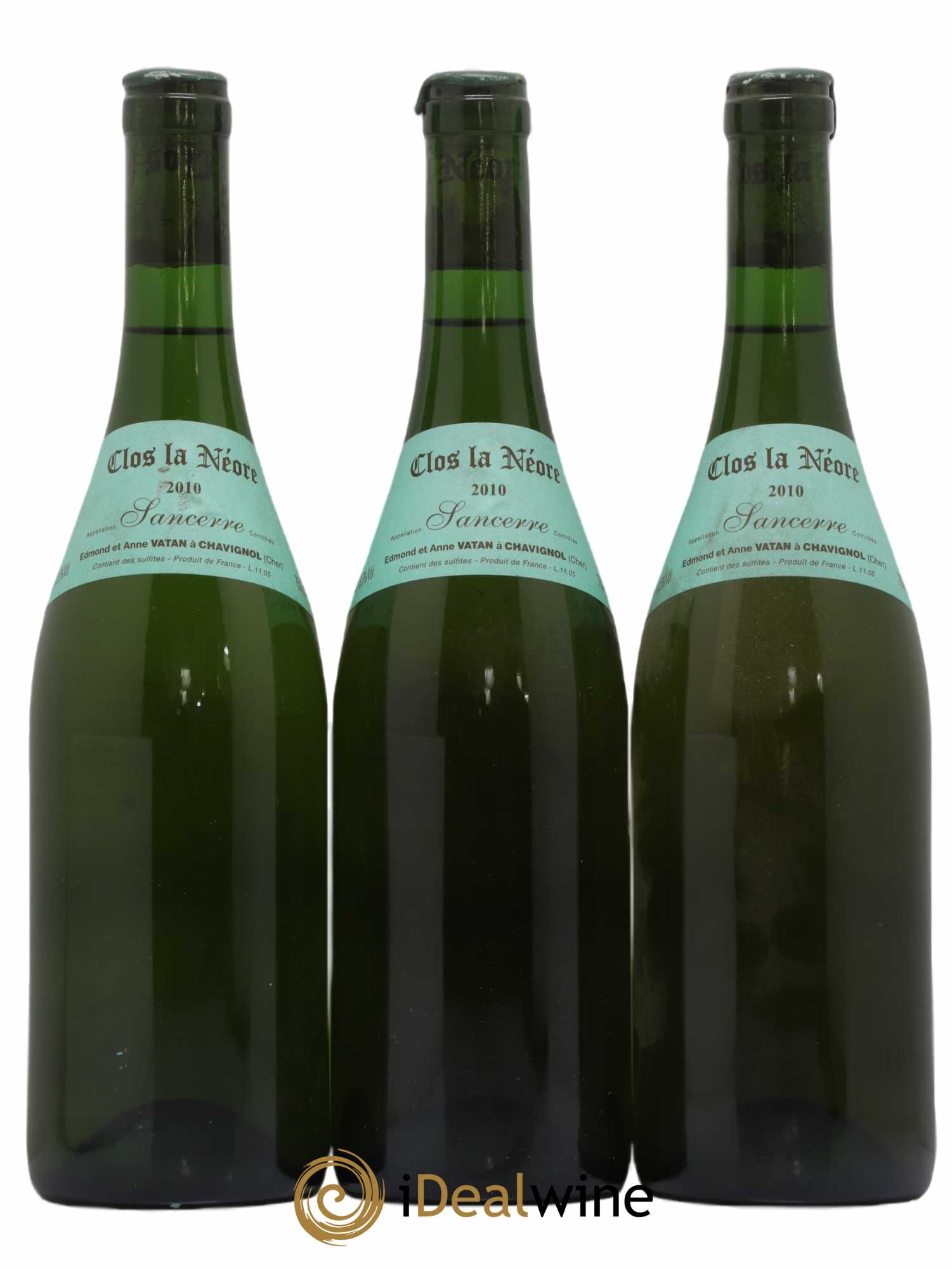 Sancerre Clos la Neore Edmond Vatan 2010 - Lot de 3 bouteilles - 0