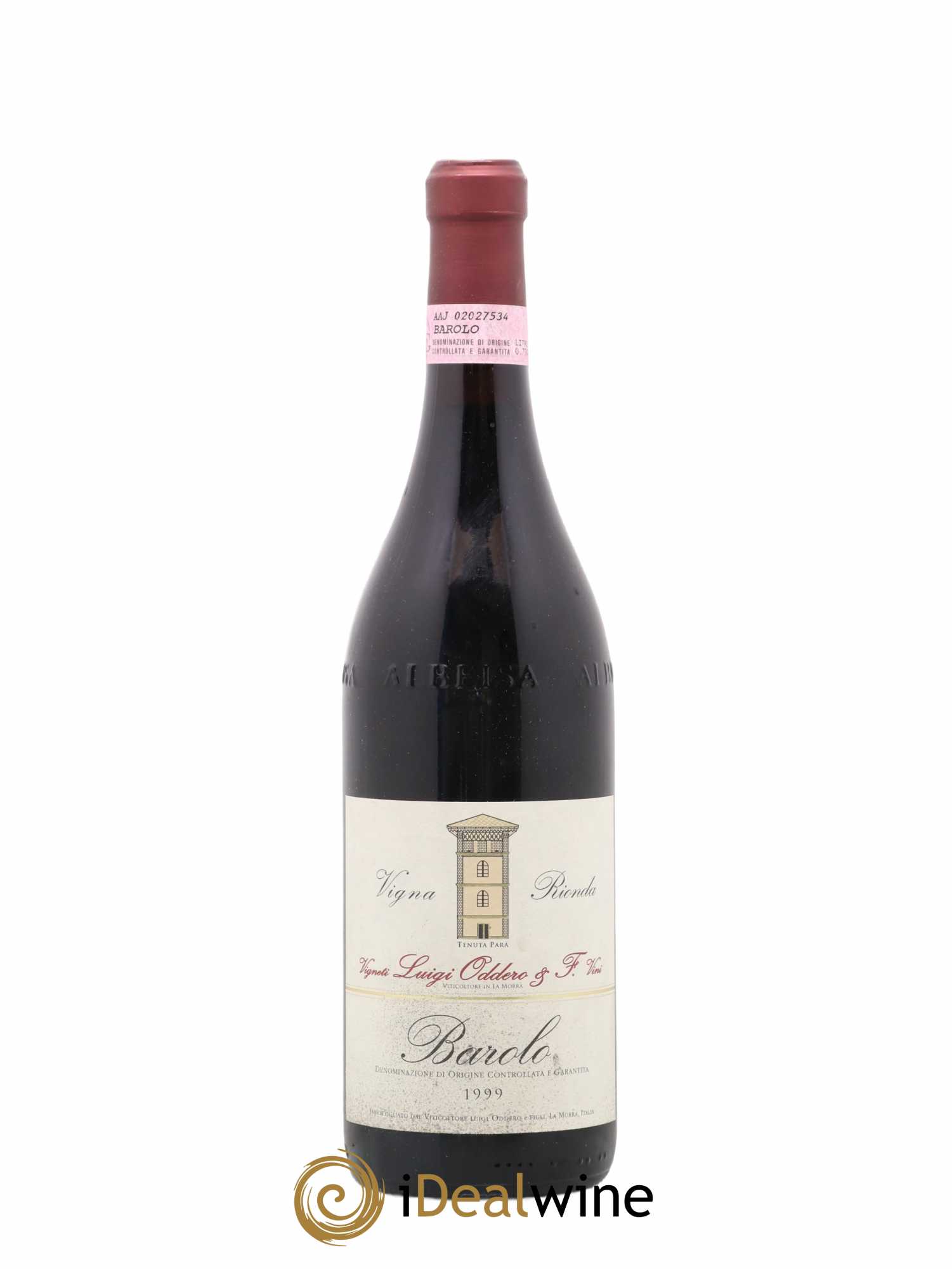 Barolo DOCG Brunate Oddero 1999 - Lot de 1 bouteille - 0