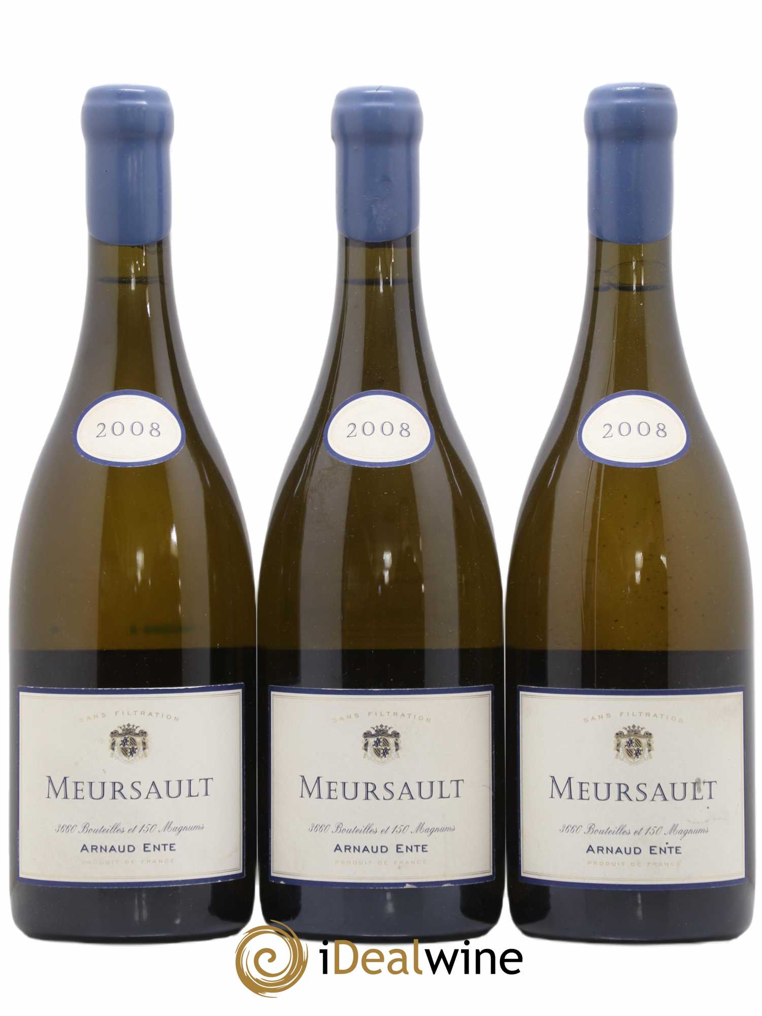 Meursault Arnaud Ente 2008 - Lot de 3 bouteilles - 0