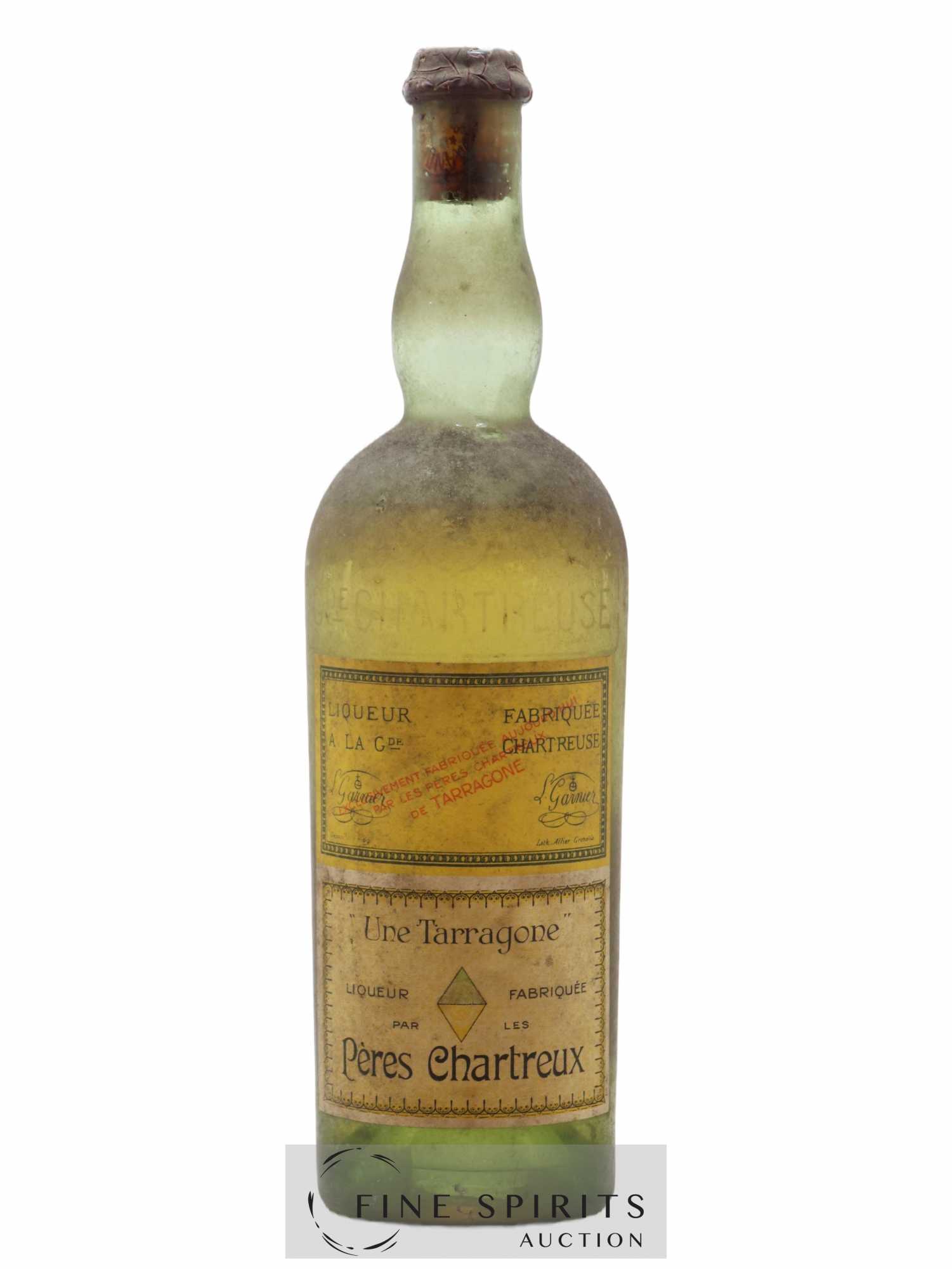 Chartreuse Of. Une Tarragone Jaune (1936-1941) - Lot of 1 bottle - 0